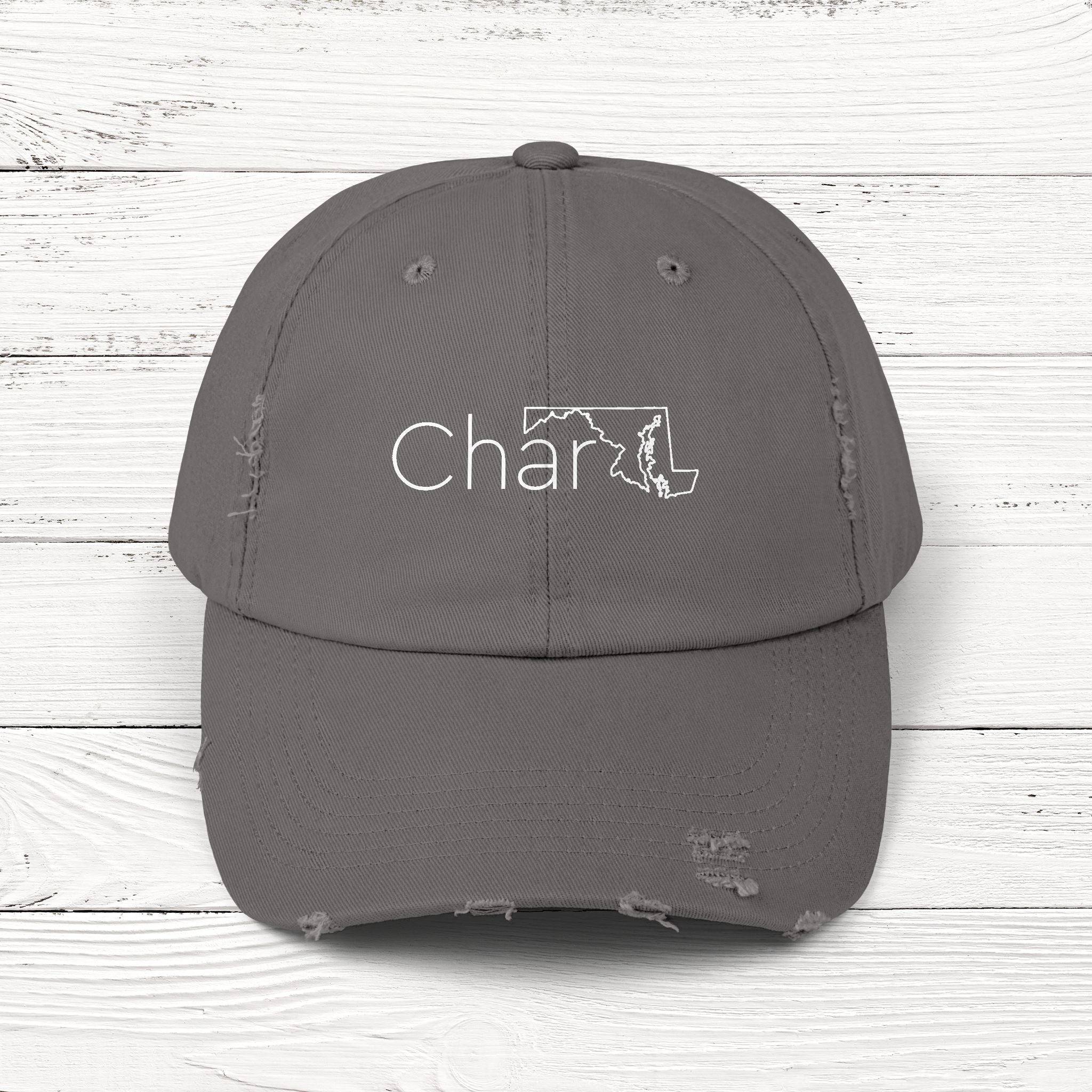 CharMD – State of Maryland Distressed Vintage Cap