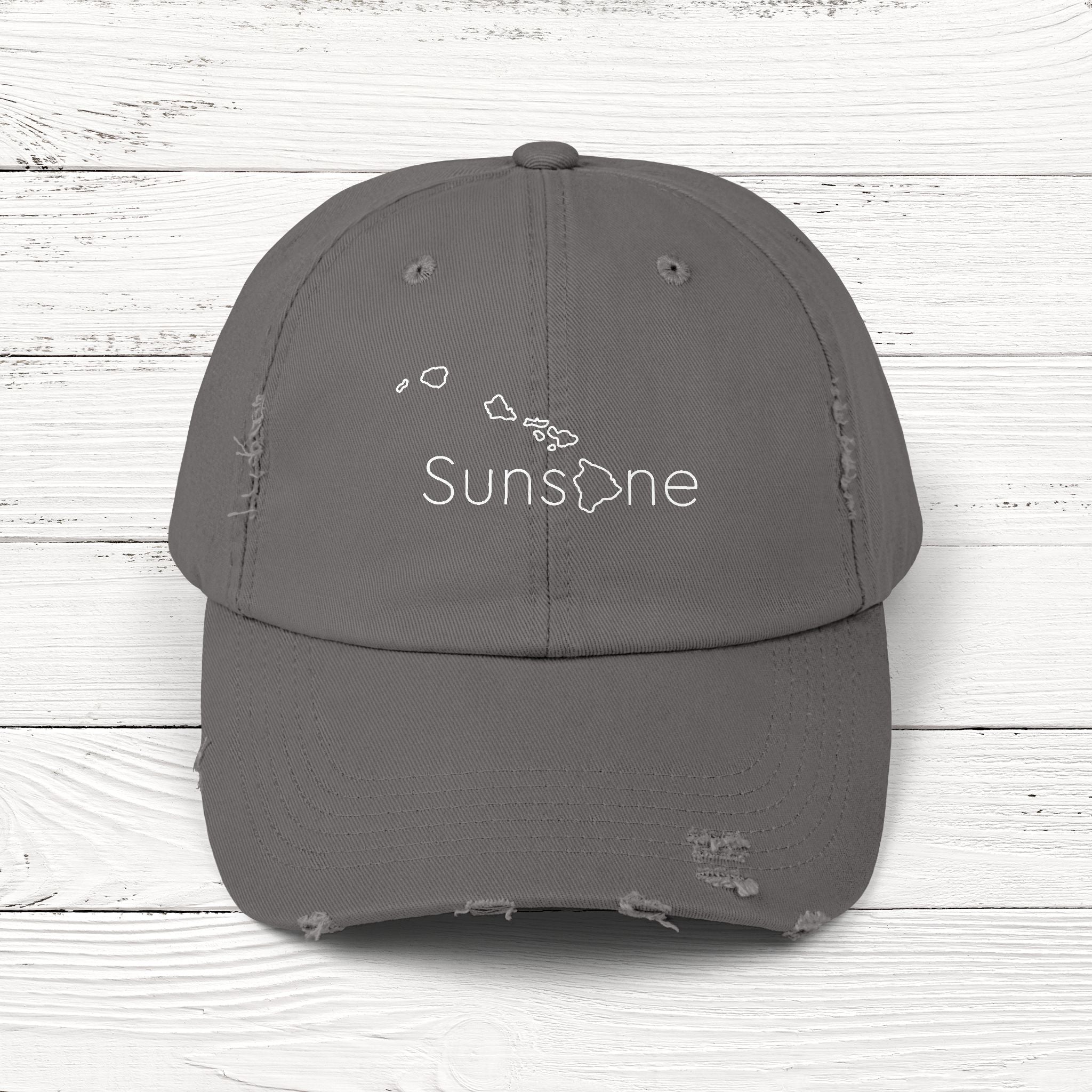 SunsHIne – State of Hawaii Distressed Vintage Cap