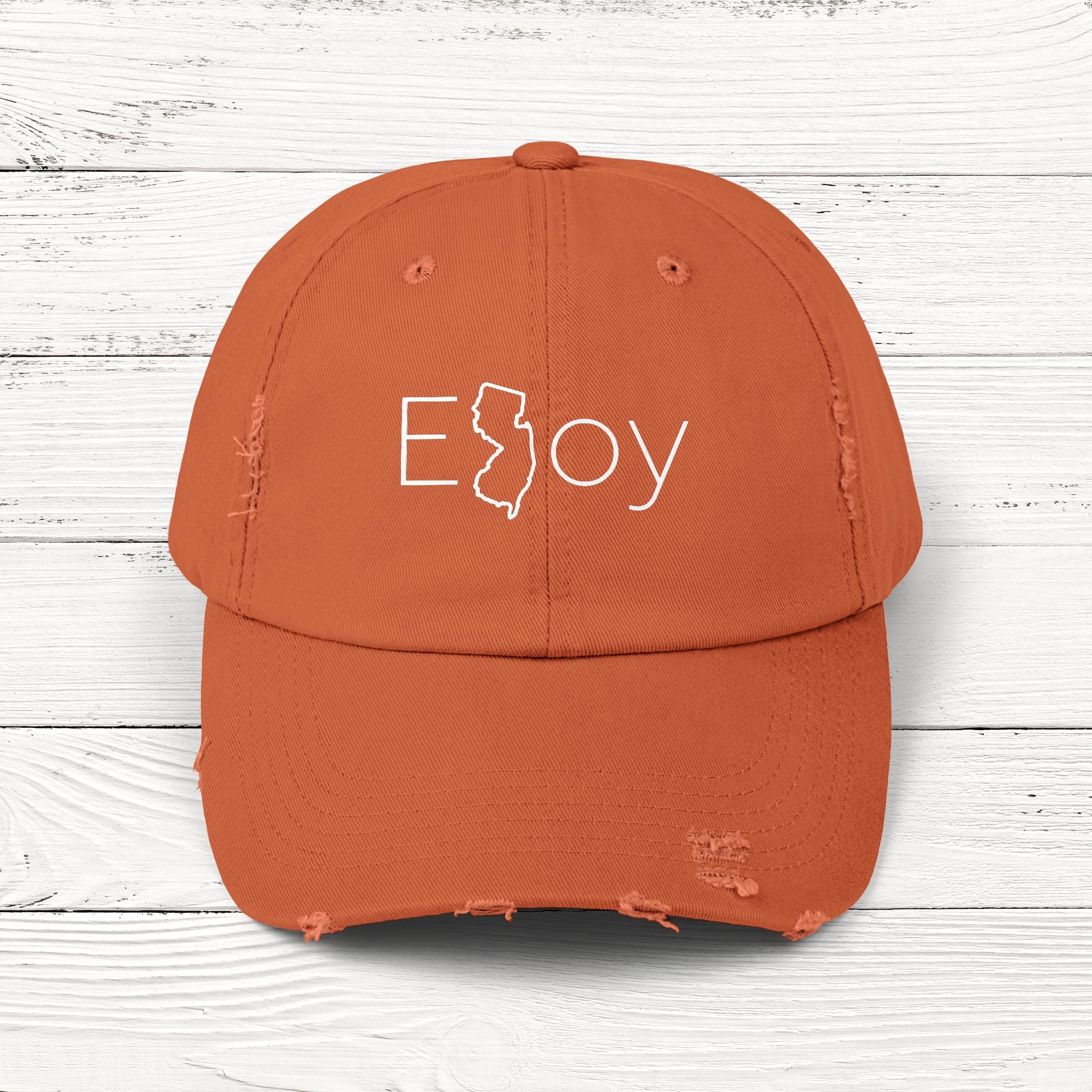 ENJoy – State of New Jersey Distressed Vintage Cap