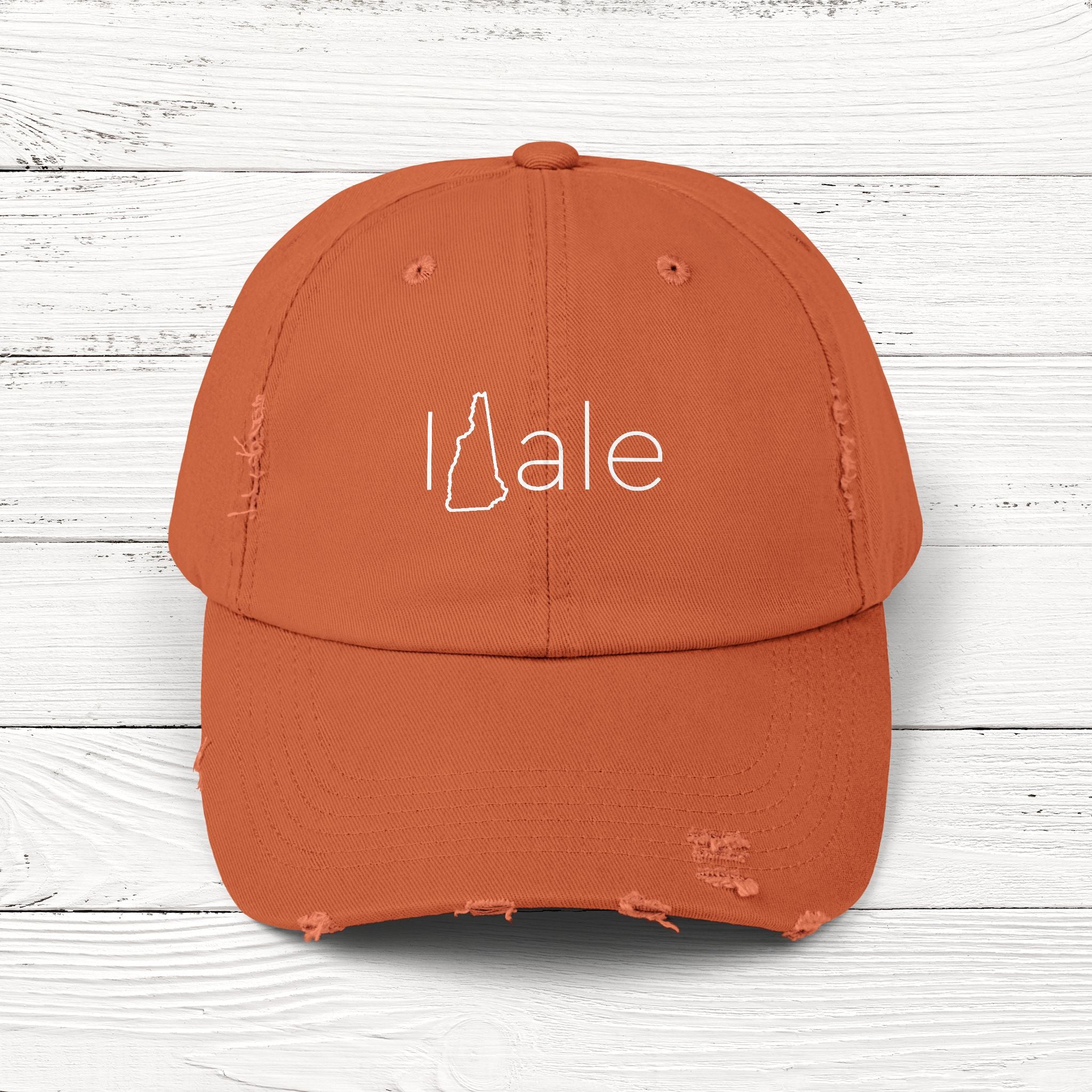 INHale – State of New Hampshire Distressed Vintage Cap