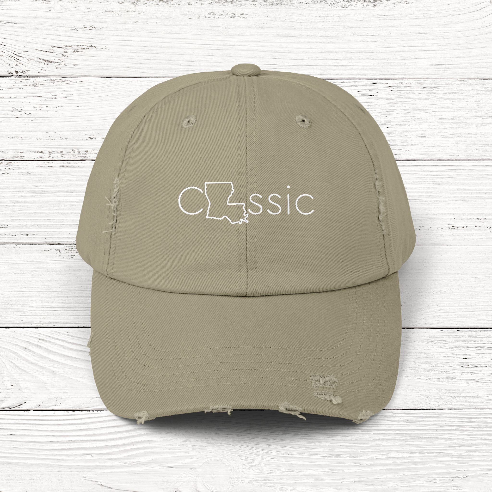 CLAssic – State of Louisiana Distressed Vintage Cap
