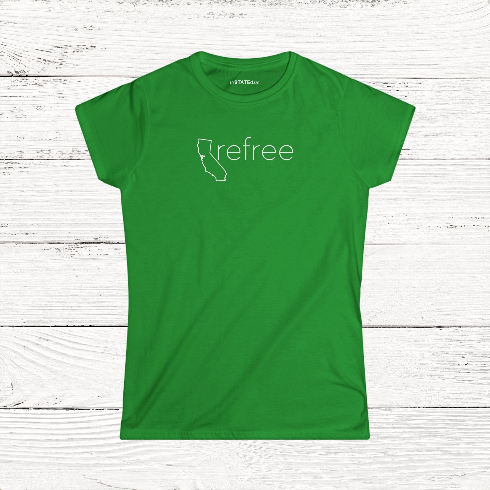 CArefree – State of California Women's Softstyle Tee