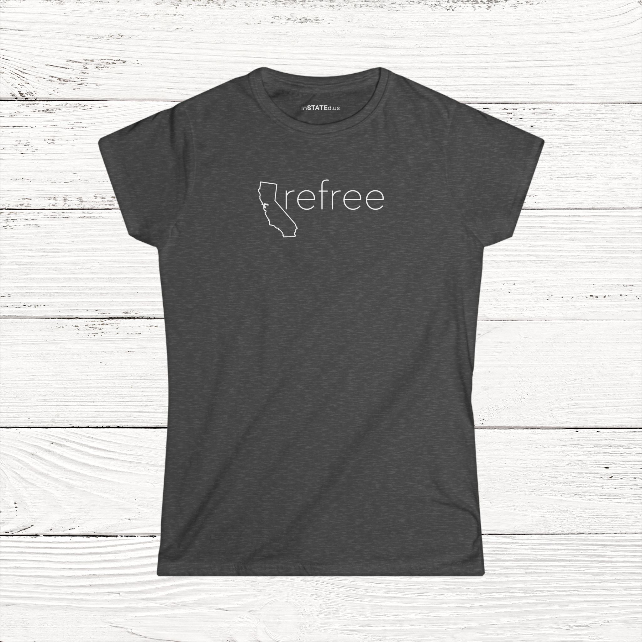 CArefree – State of California Women's Softstyle Tee