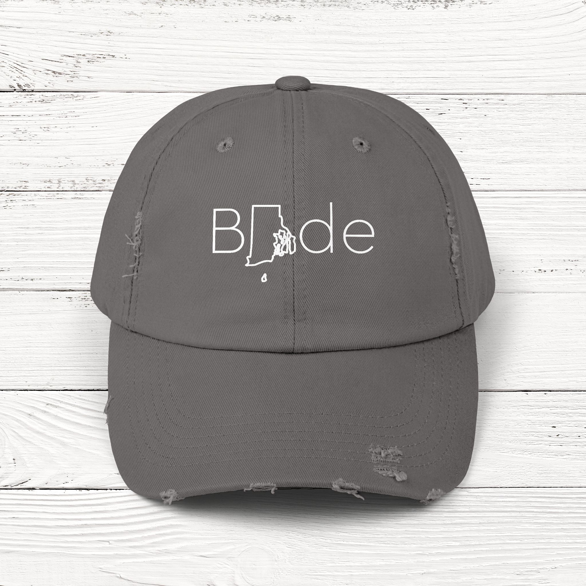 BRide – State of Rhode Island Distressed Vintage Cap