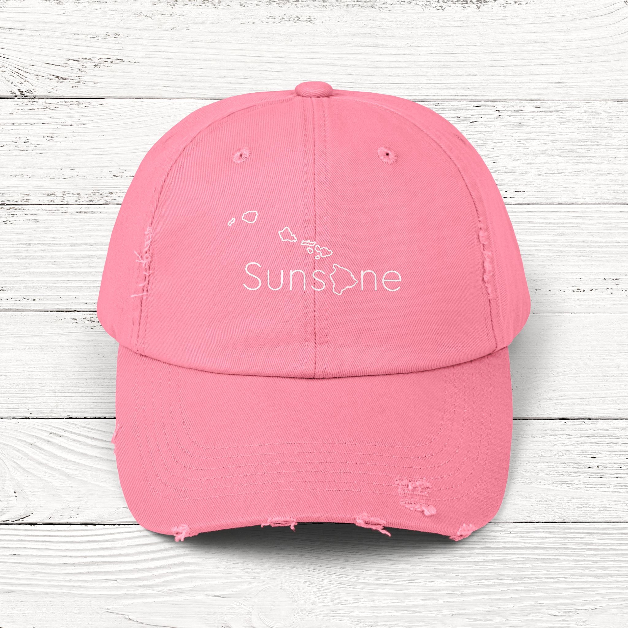 SunsHIne – State of Hawaii Distressed Vintage Cap