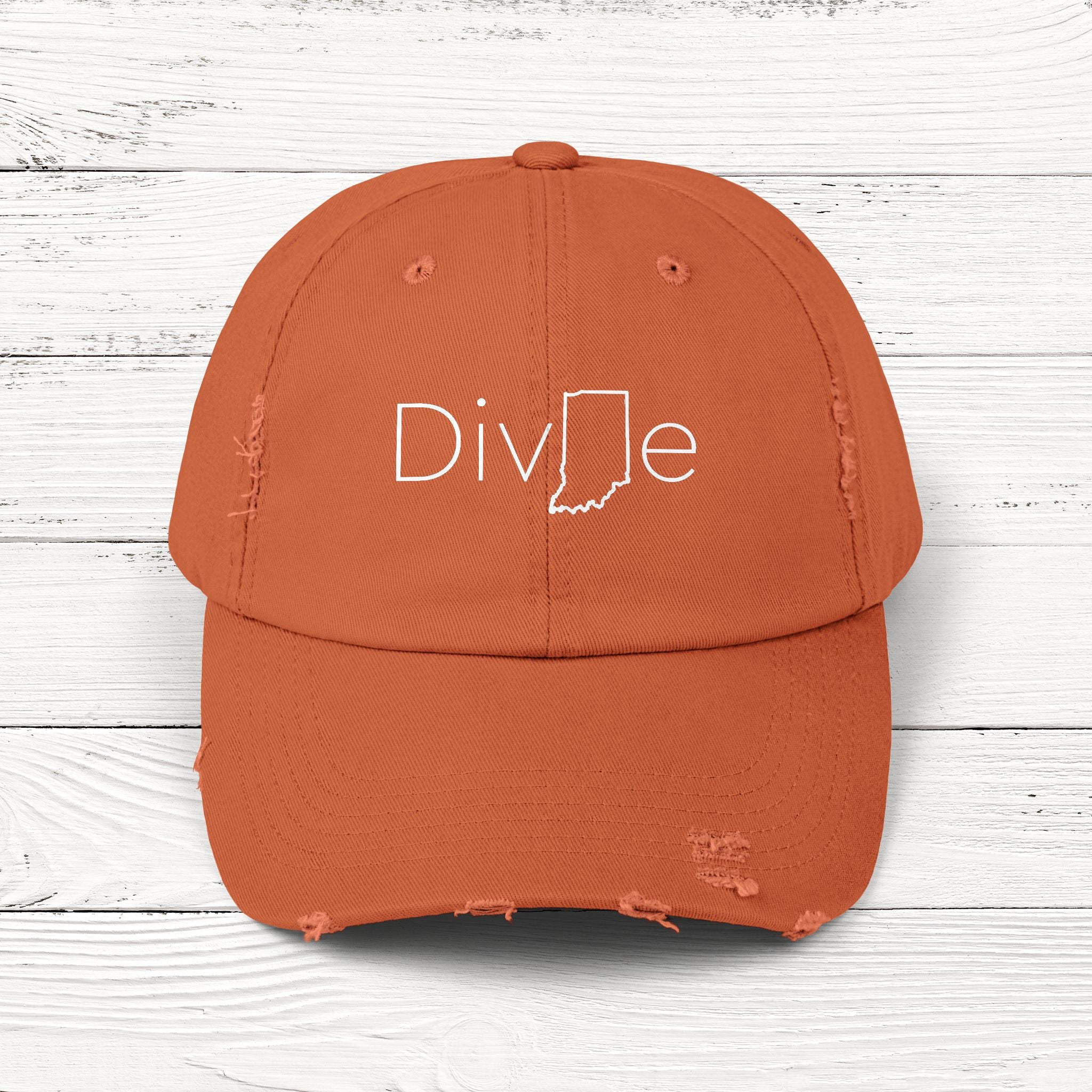 DiVIne – State of Indiana Distressed Vintage Cap