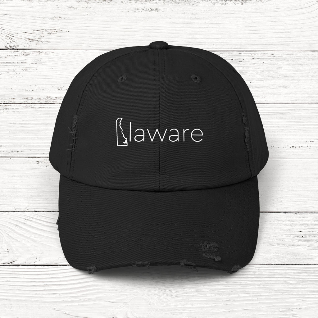 DElaware – State of Delaware Distressed Vintage Cap