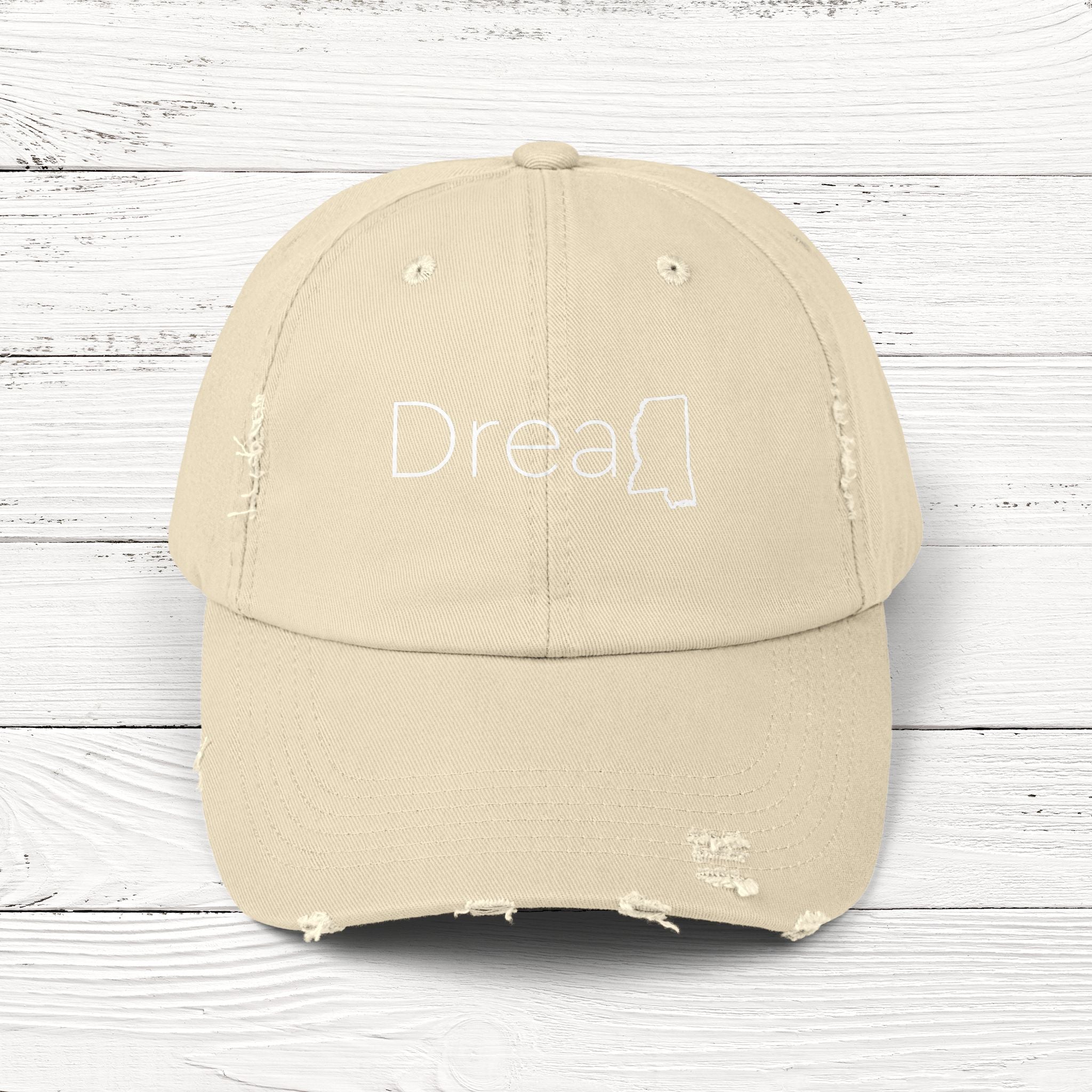 DreaMS – State of Mississippi Distressed Vintage Cap