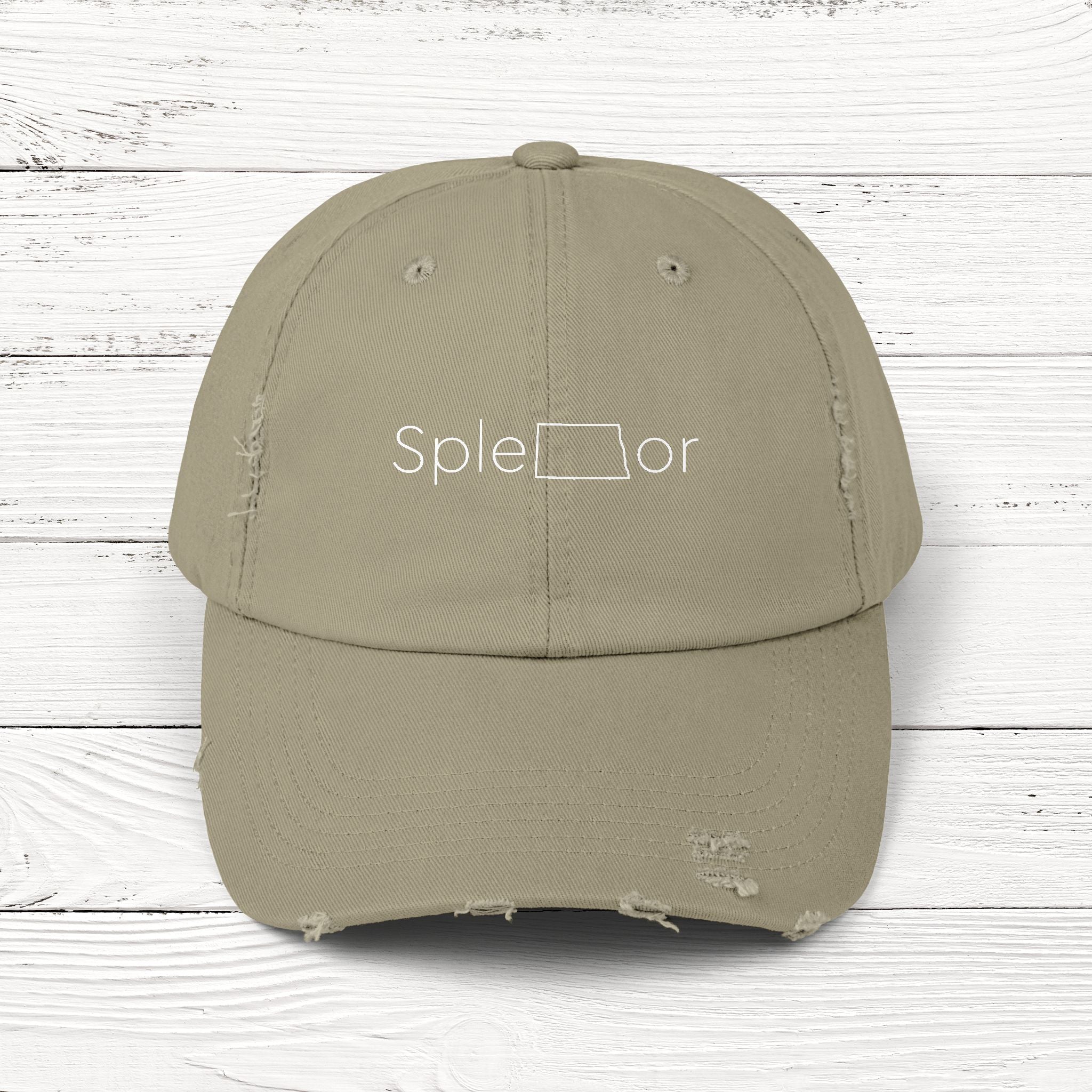 SpleNDor – State of North Dakota Distressed Vintage Cap