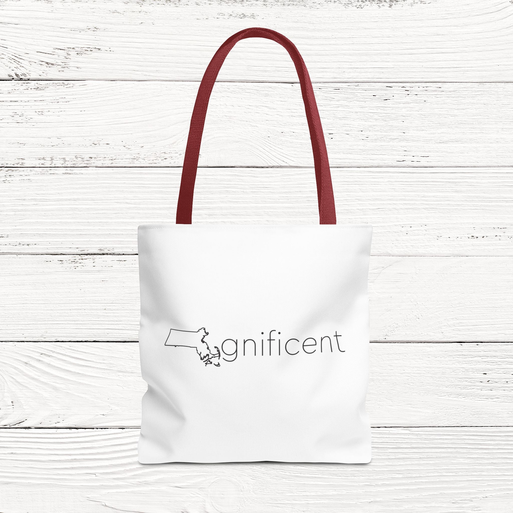 MAgnificent – State of Massachusetts Eco-Friendly Tote Bag