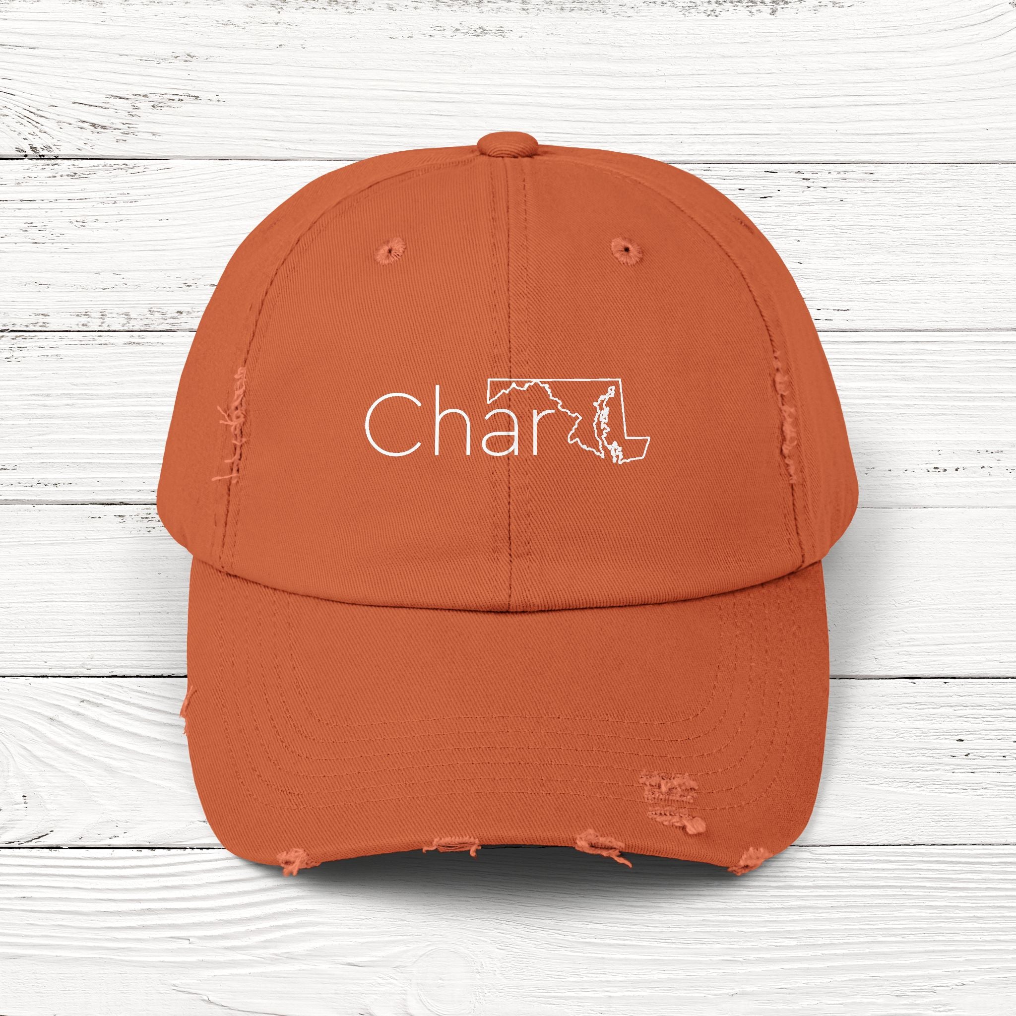 CharMD – State of Maryland Distressed Vintage Cap