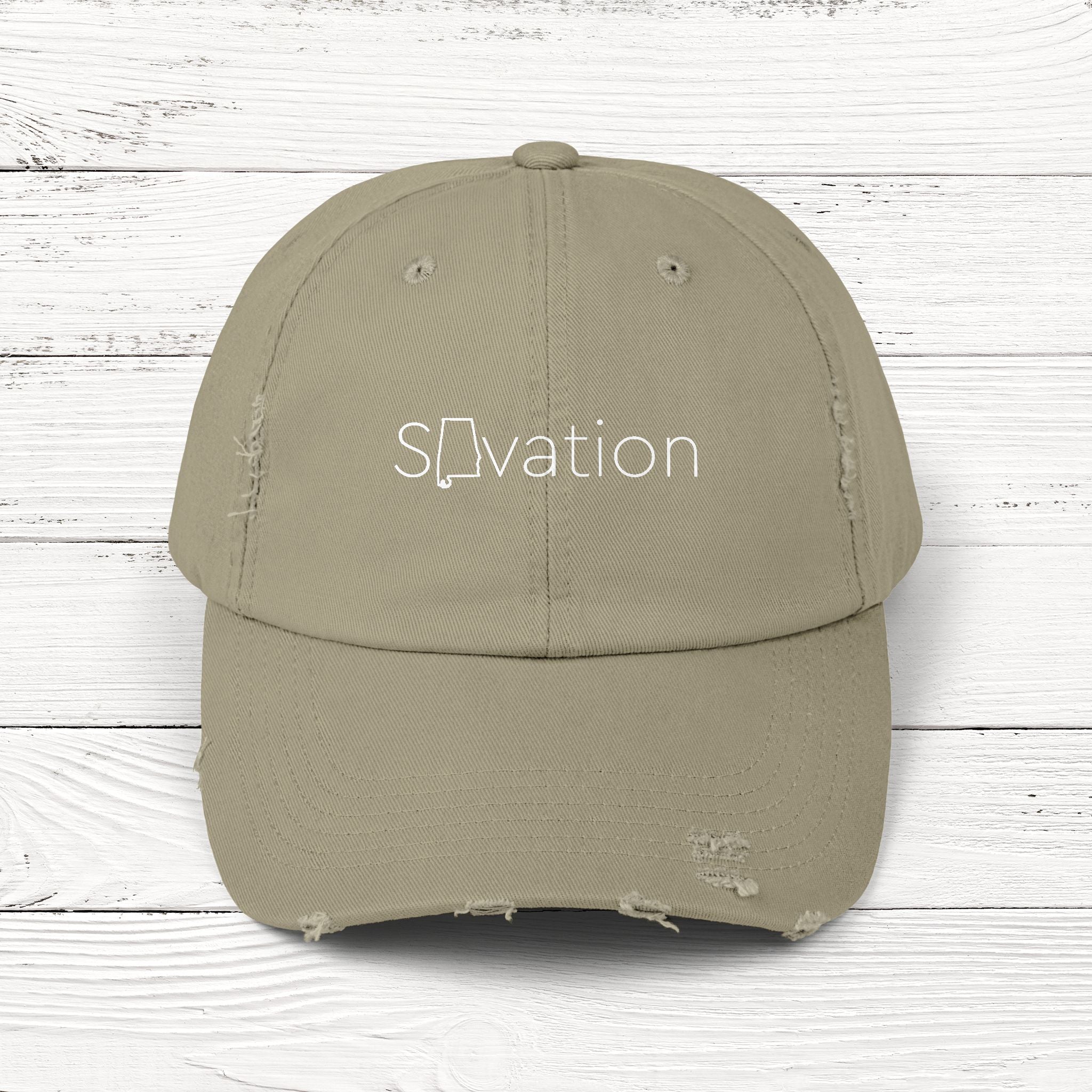 SALvation – State of Alabama Distressed Vintage Cap