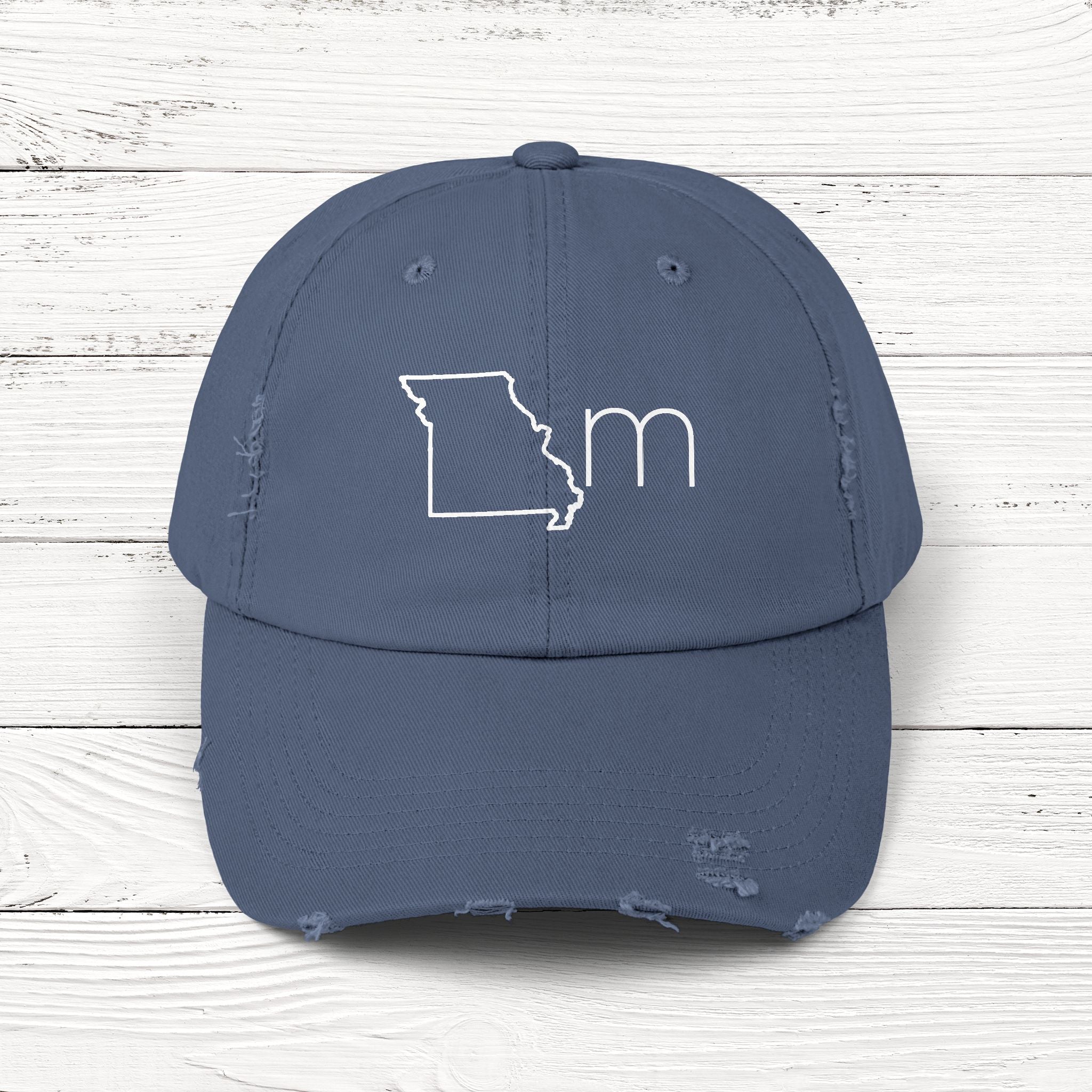 MOm – State of Missouri Distressed Vintage Cap