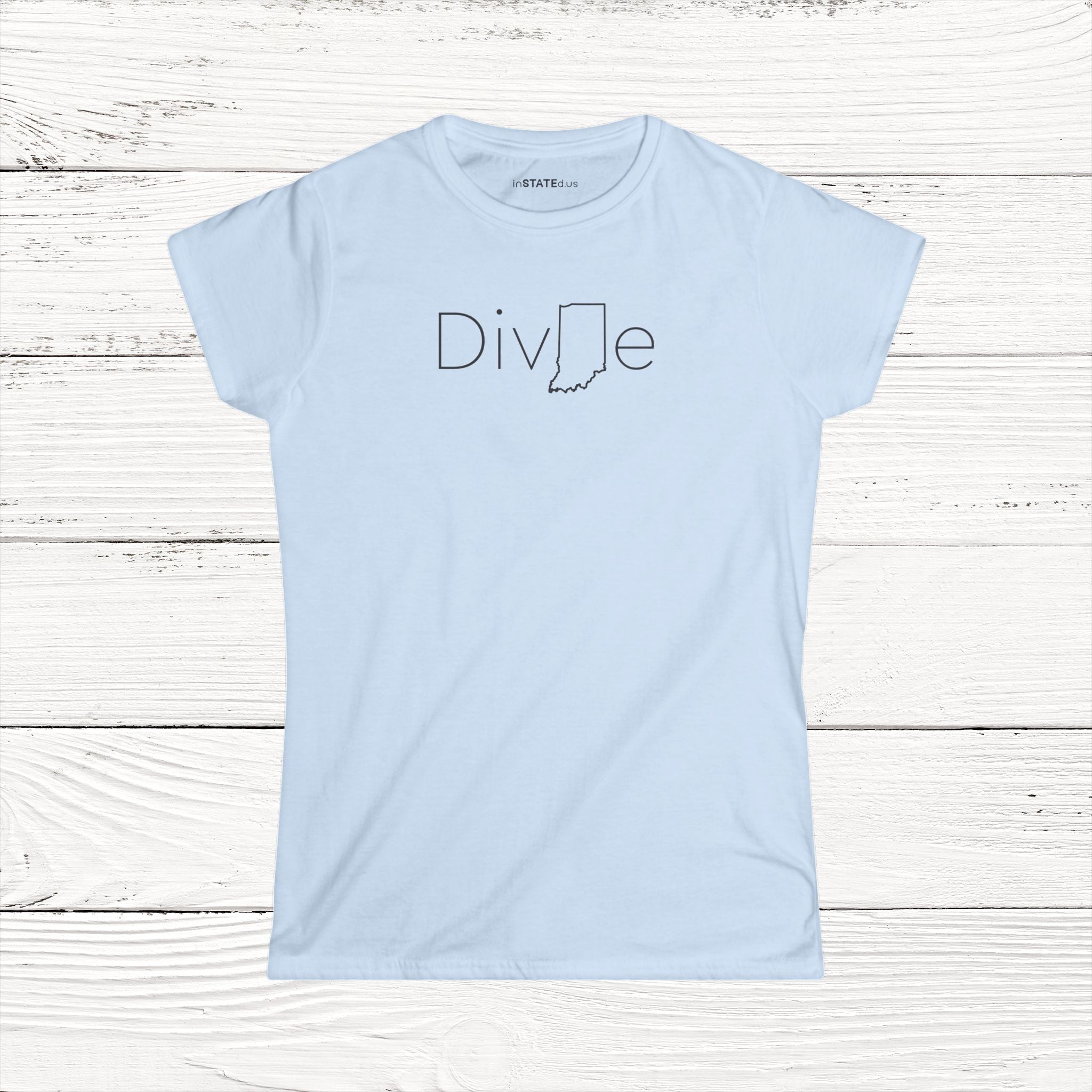 DivINe - State of Indiana Women's Softstyle Tee