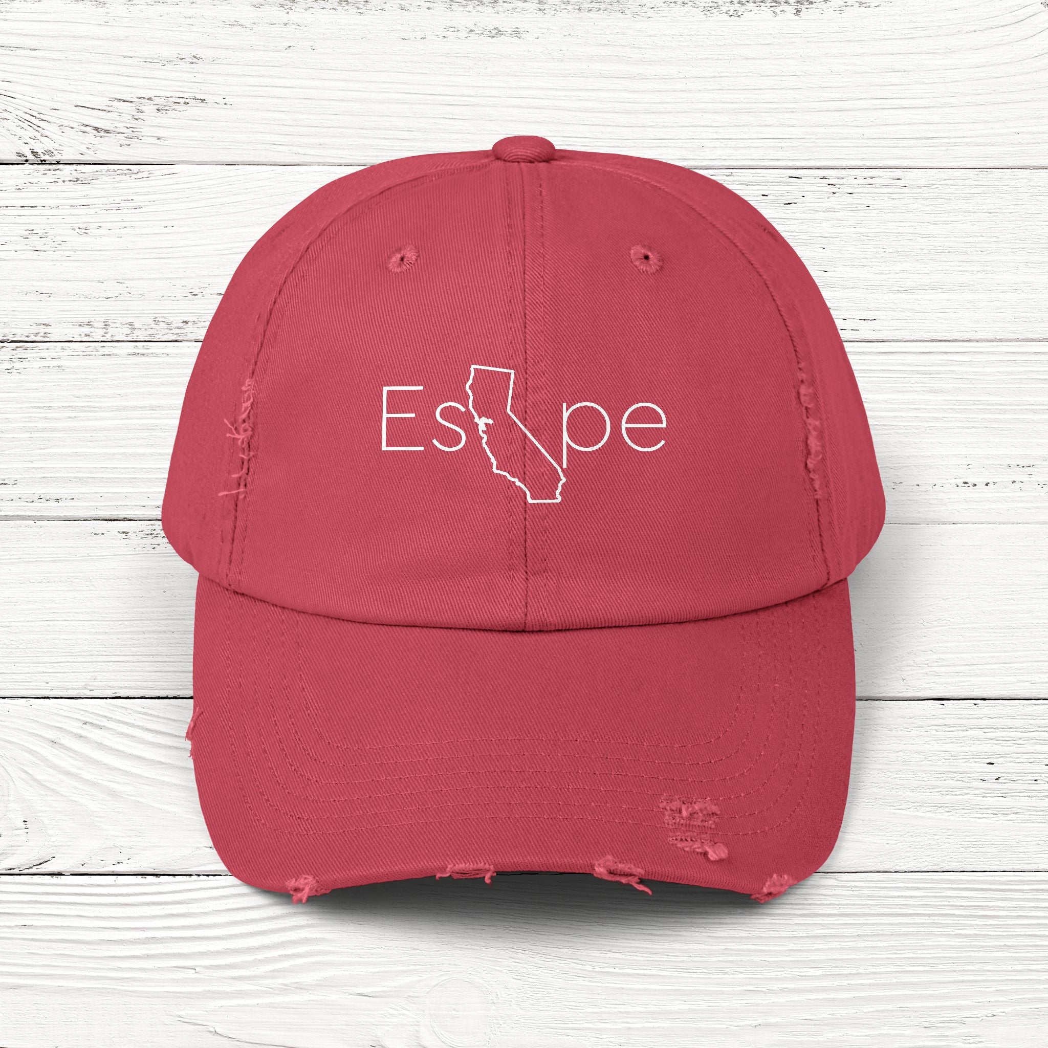 EsCApe – State of California Distressed Vintage Cap