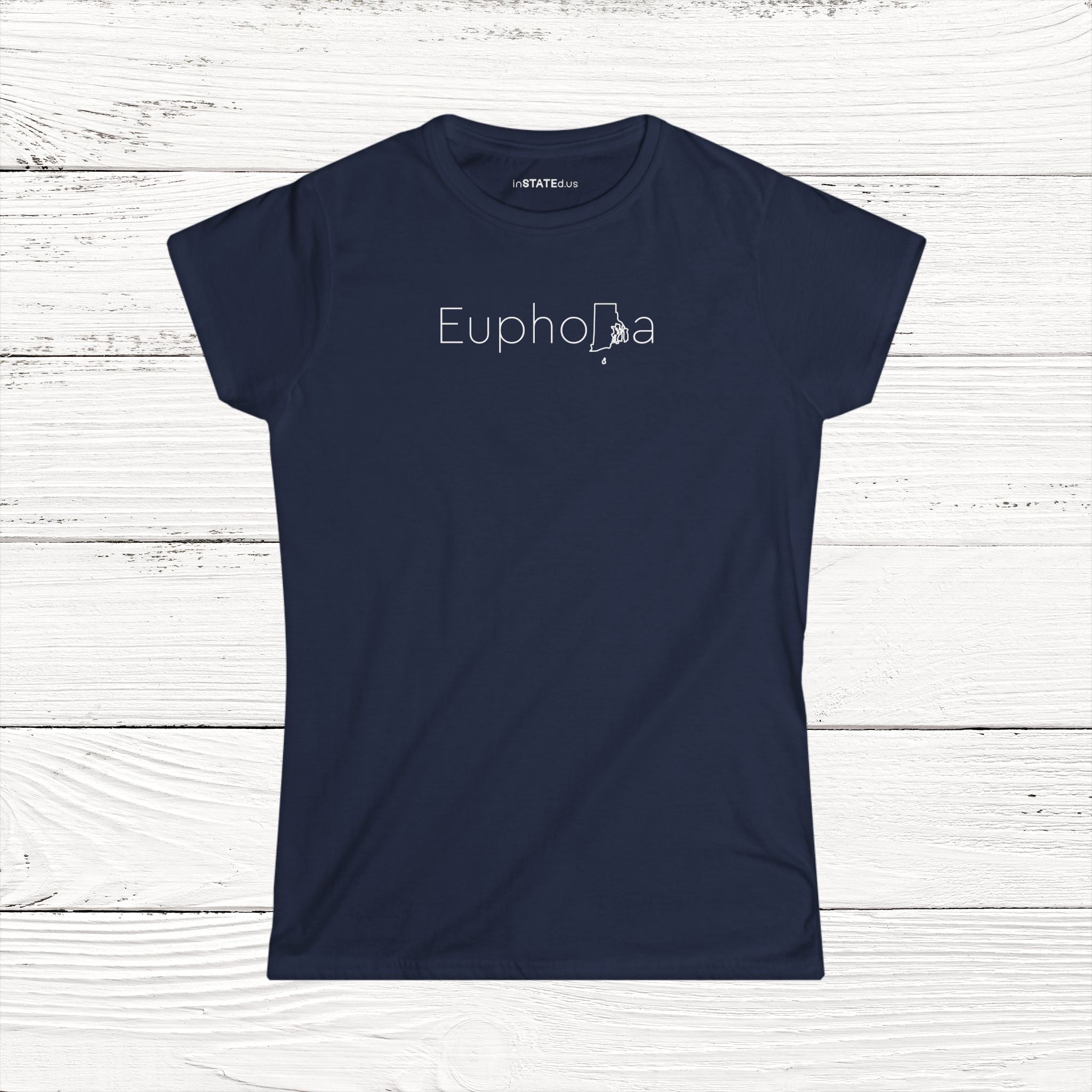 EuphoRIa – State of Rhode Island Women's Softstyle Tee