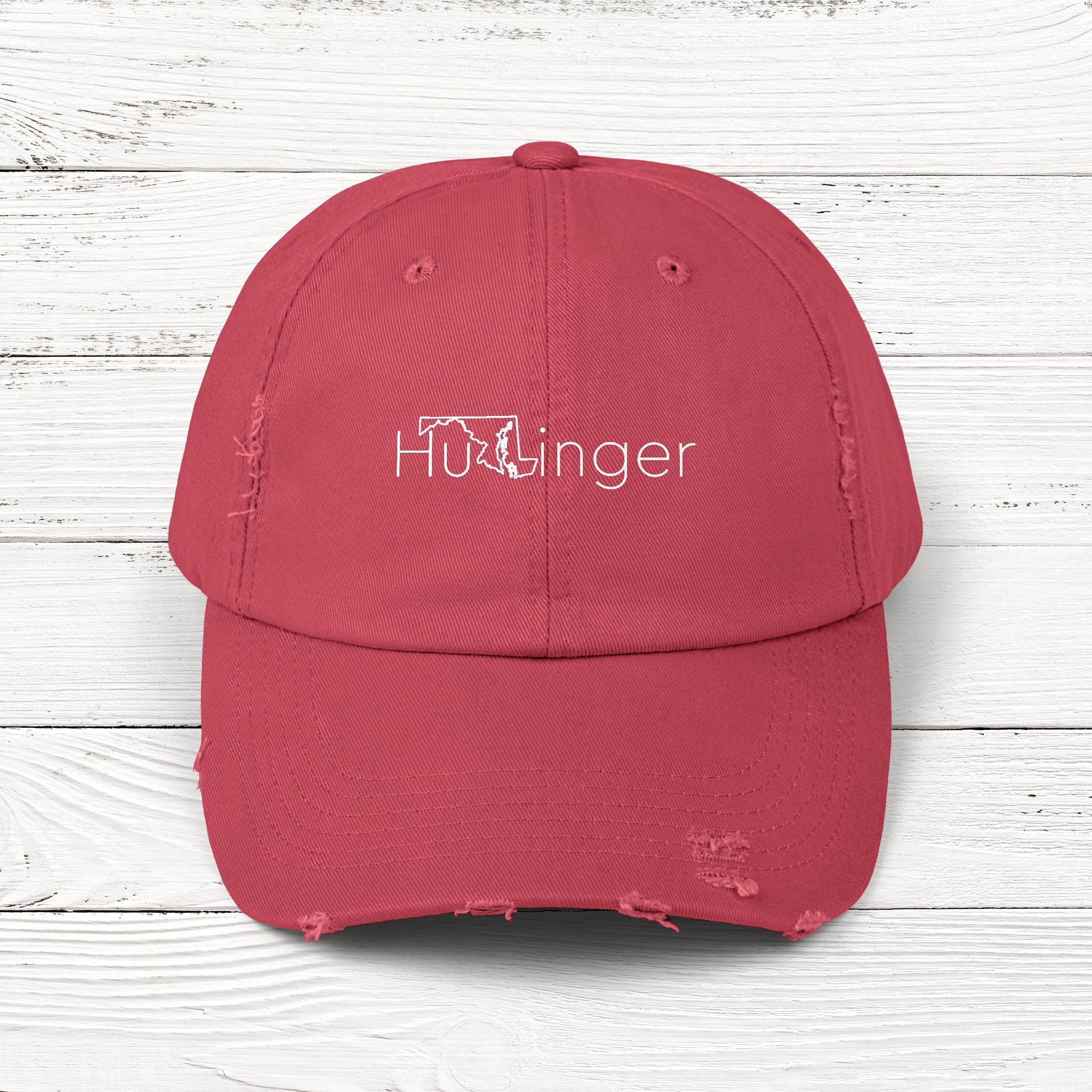HuMDinger – State of Maryland Distressed Vintage Cap