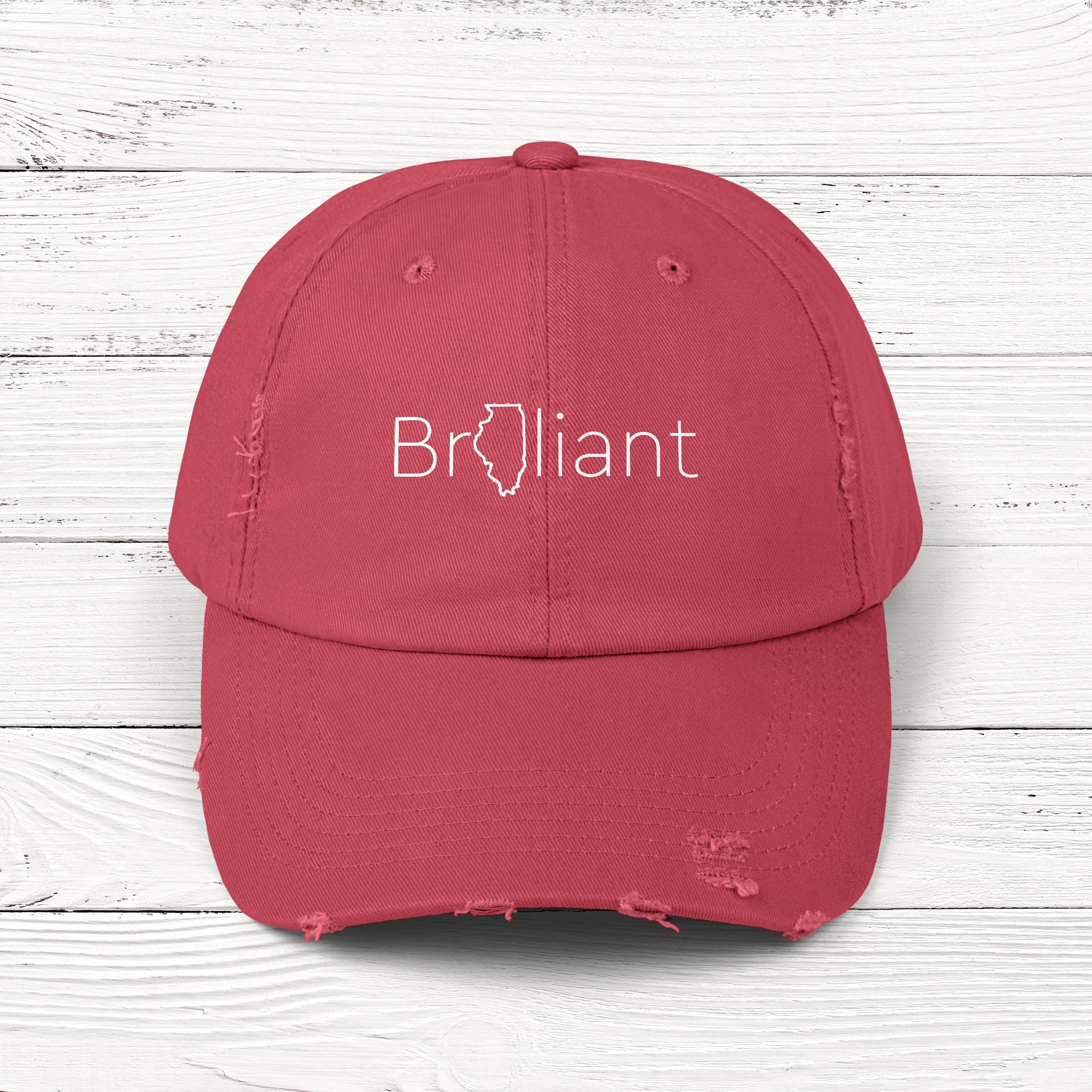 BrILliant – State of Illinois Distressed Vintage Cap