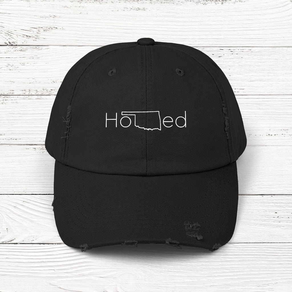 HoOKed – State of Oklahoma Distressed Vintage Cap
