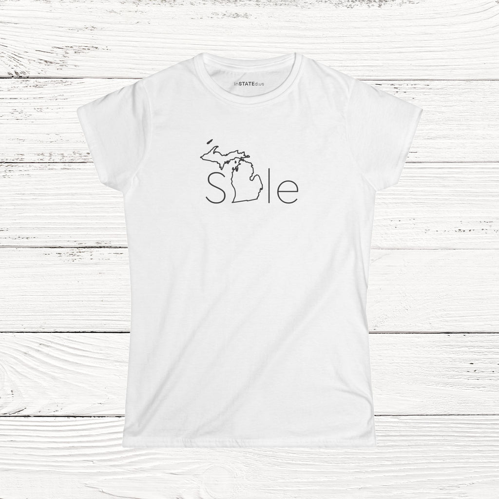 SMIle – State of Michigan Women's Softstyle Tee