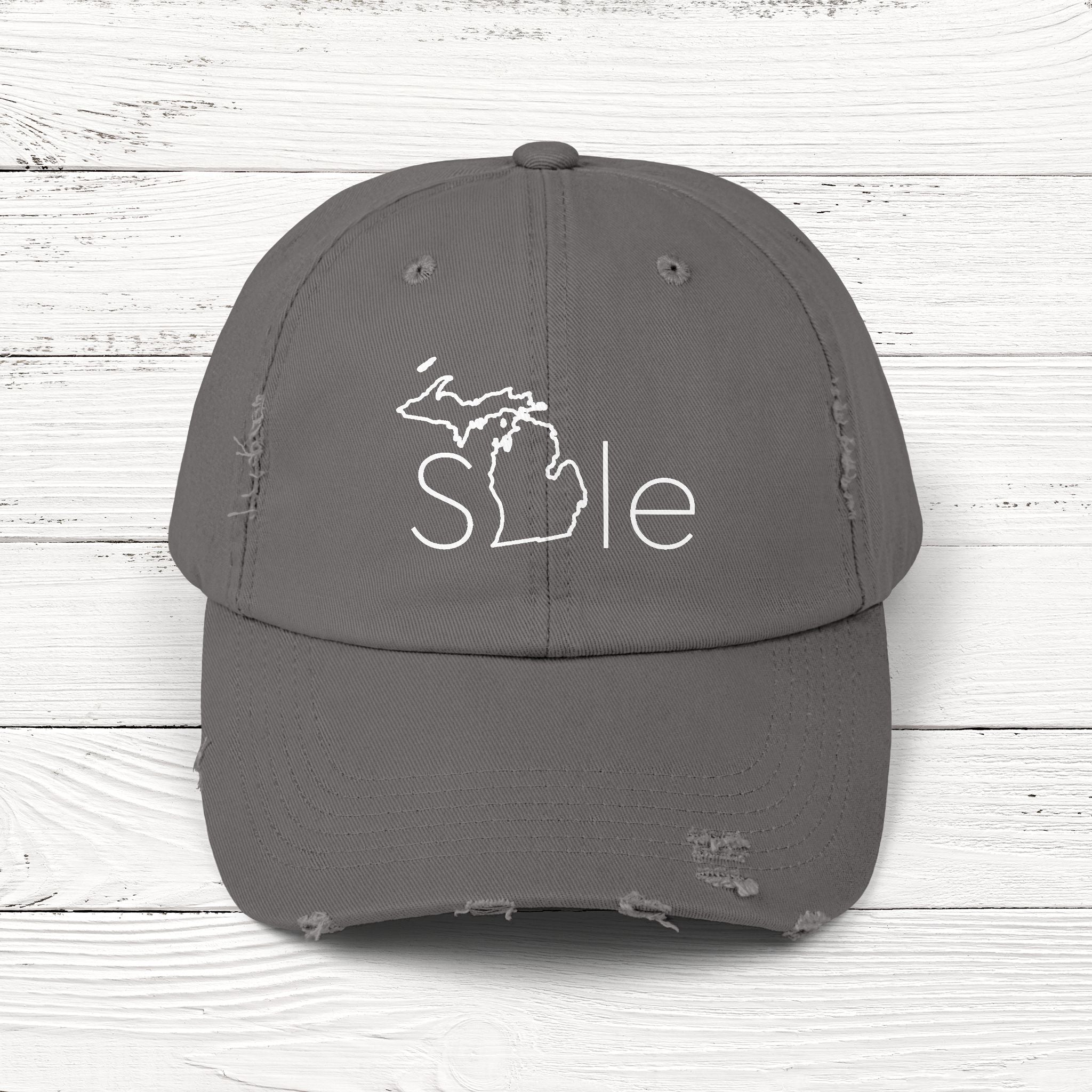 SMIle – State of Michigan Distressed Vintage Cap