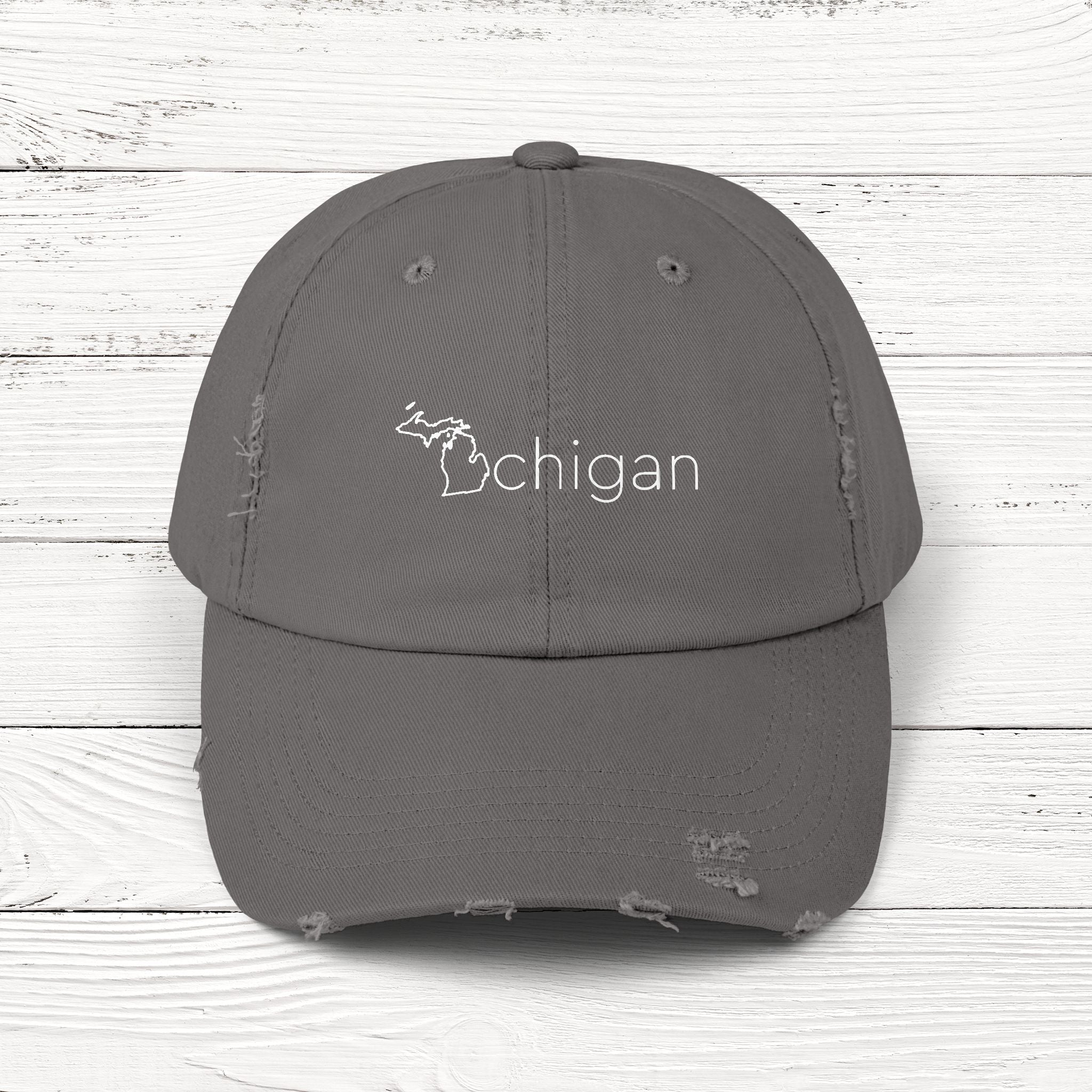 MIchigan – State of Michigan Distressed Vintage Cap
