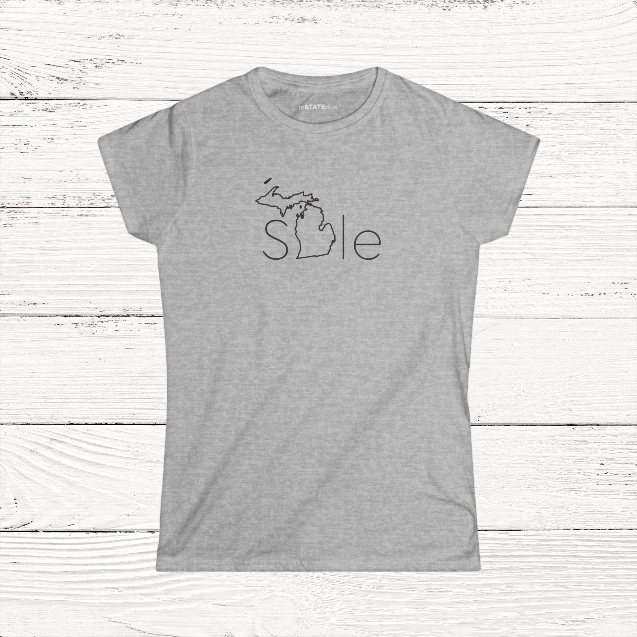 SMIle – State of Michigan Women's Softstyle Tee