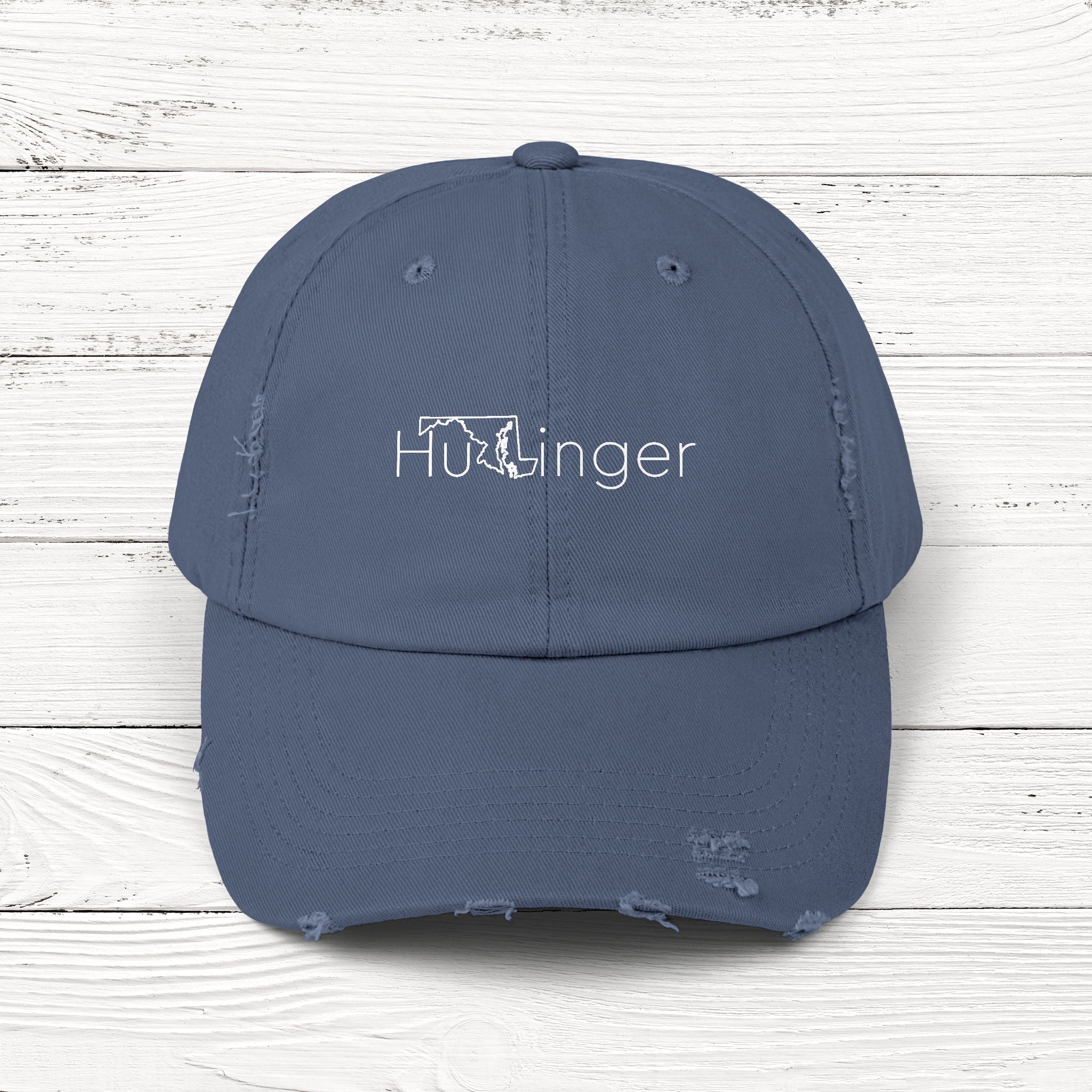 HuMDinger – State of Maryland Distressed Vintage Cap