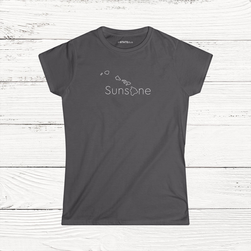 SunsHIne - State of Hawaii Women's Softstyle Tee