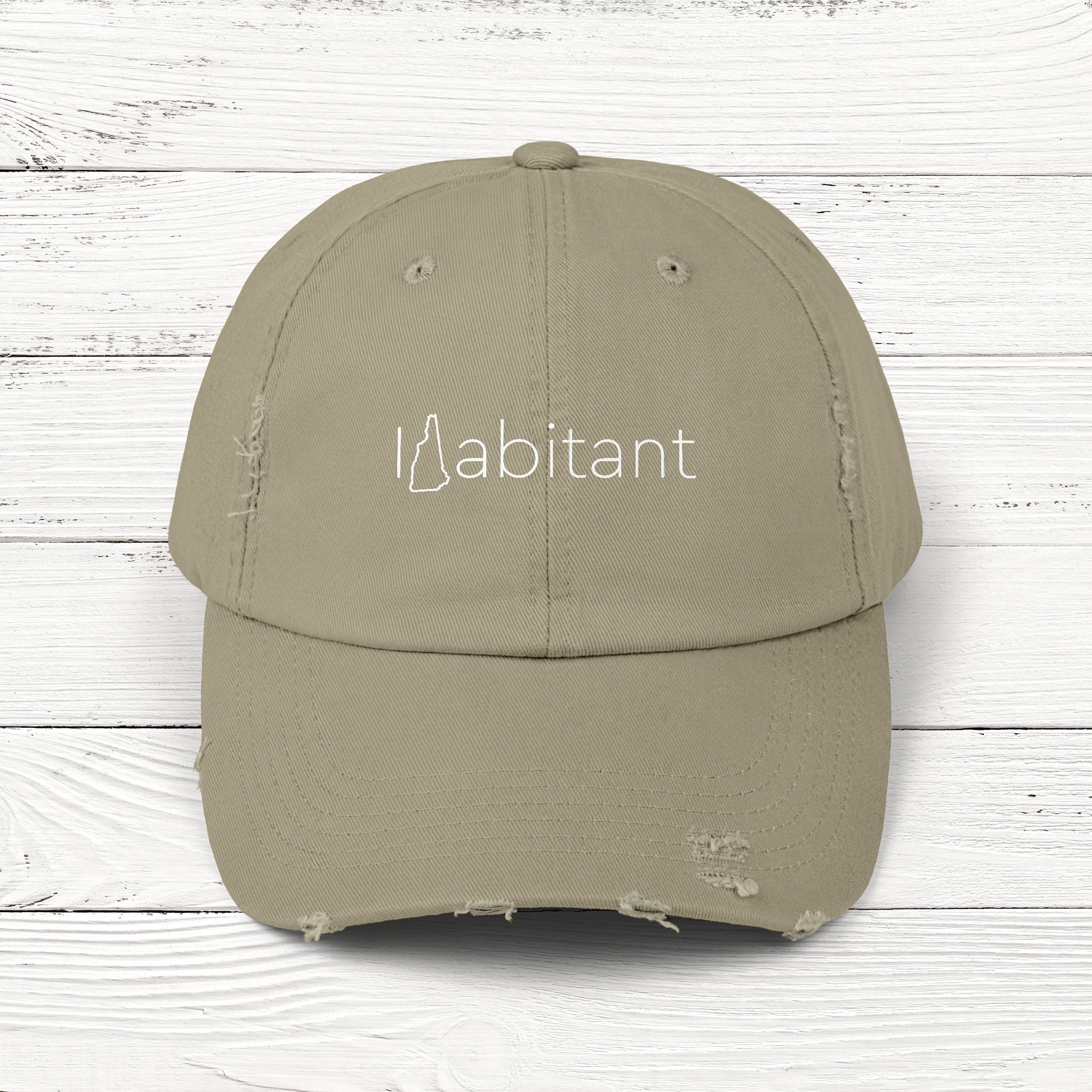 INHabitant – State of New Hampshire Distressed Vintage Cap