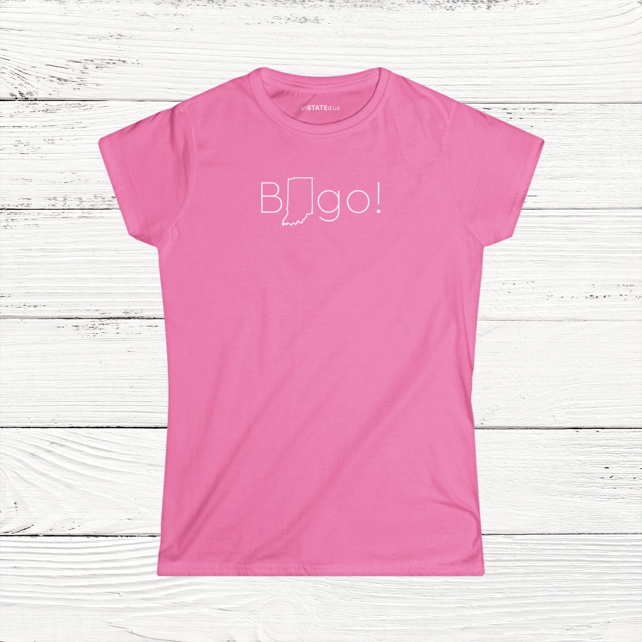BINgo! - State of Indiana Women's Softstyle Tee