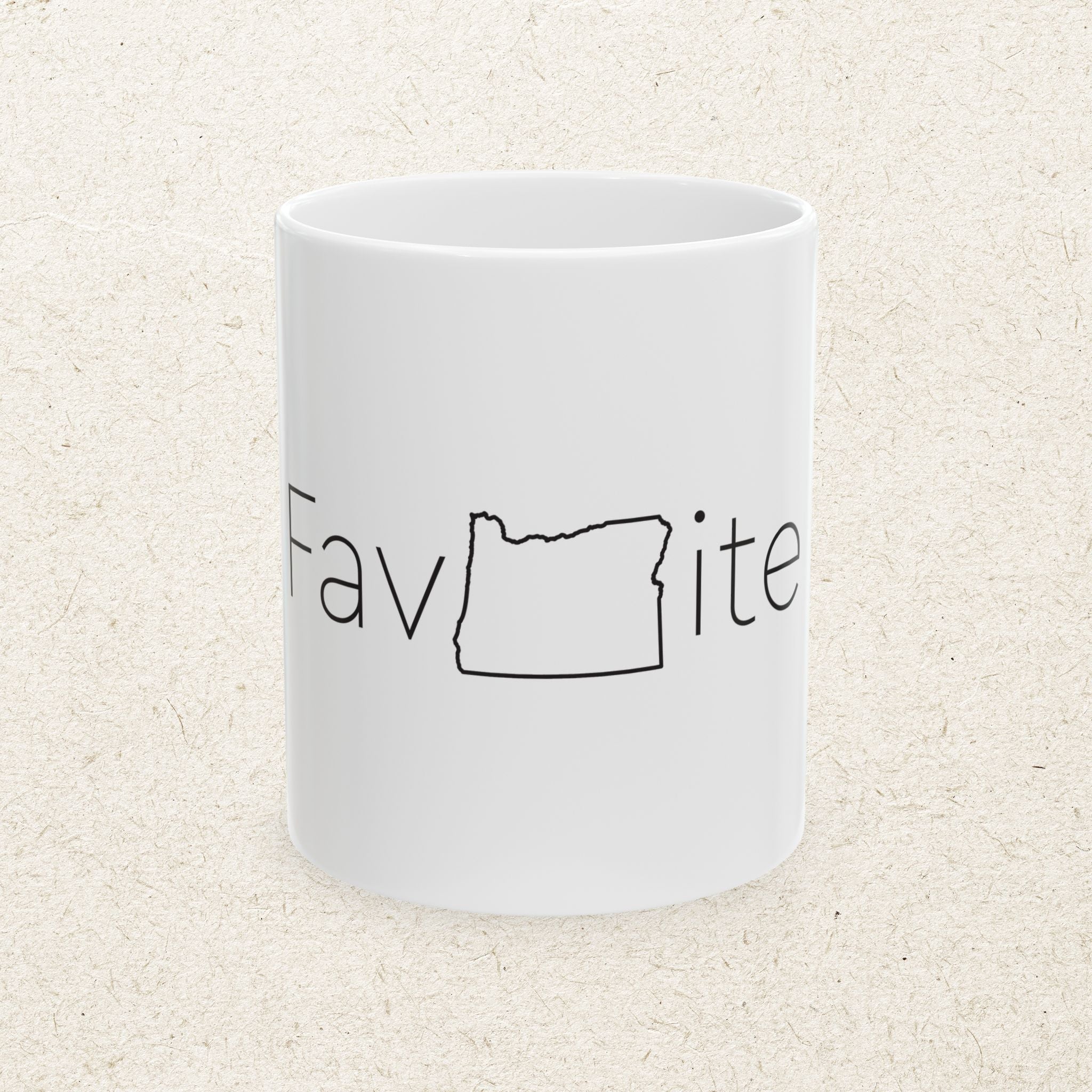 FavORite– State of Oregon Mug