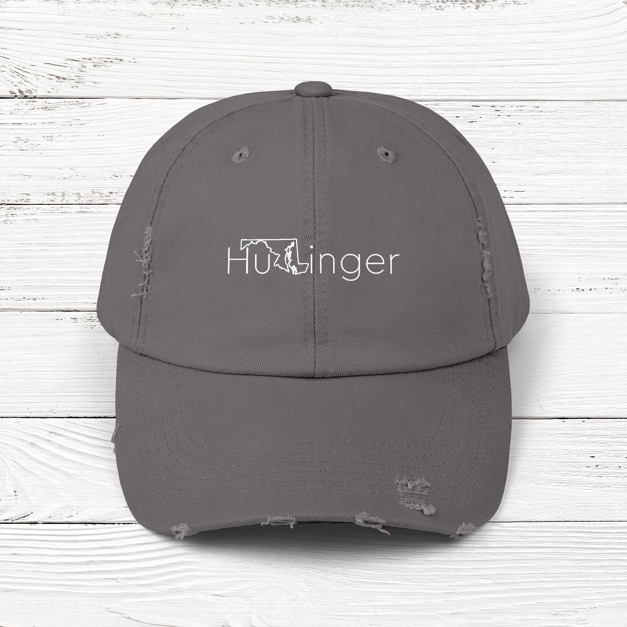 HuMDinger – State of Maryland Distressed Vintage Cap