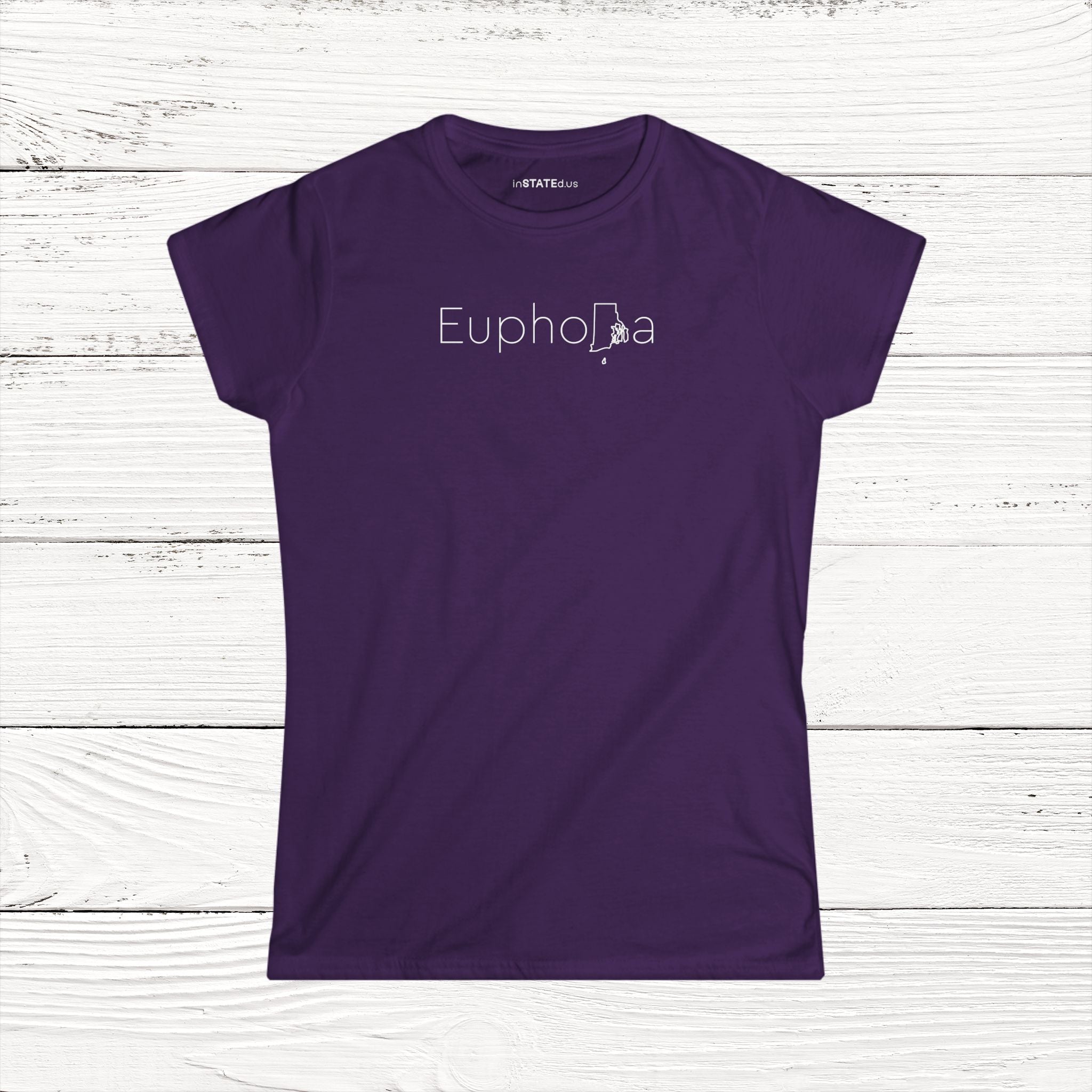EuphoRIa – State of Rhode Island Women's Softstyle Tee