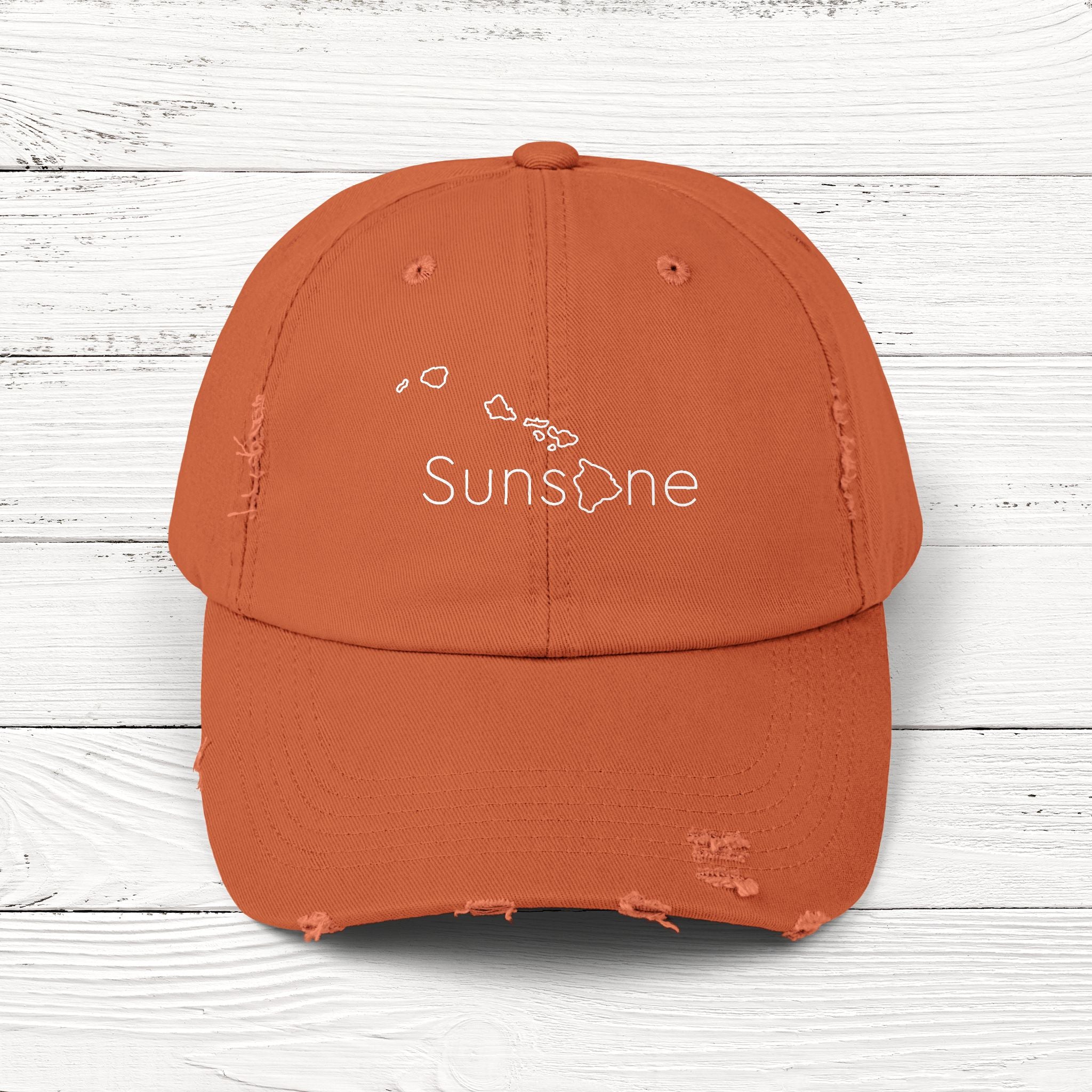 SunsHIne – State of Hawaii Distressed Vintage Cap