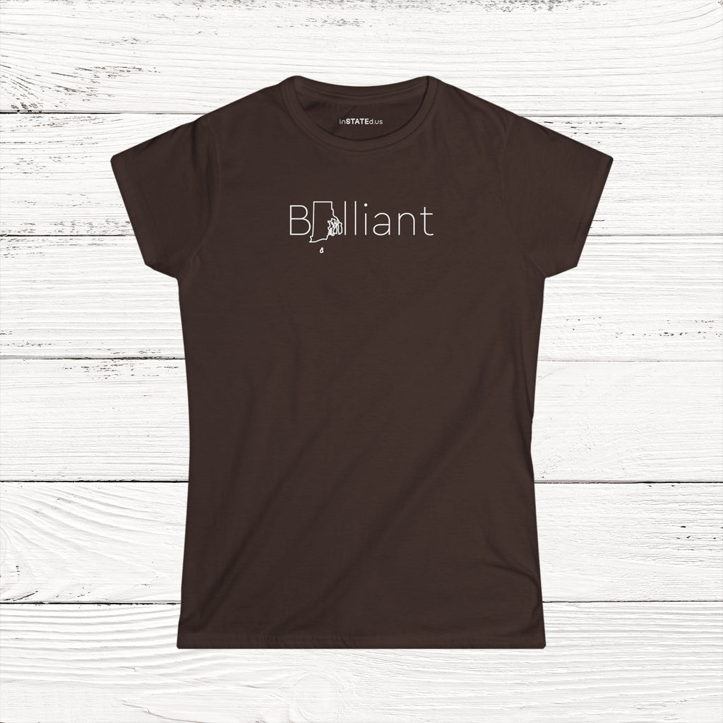 BRIlliant – State of Rhode Island Women's Softstyle Tee