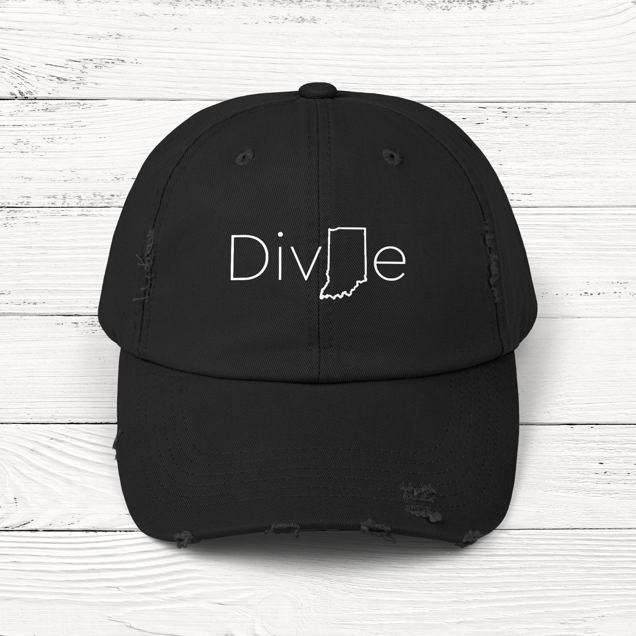 DiVIne – State of Indiana Distressed Vintage Cap