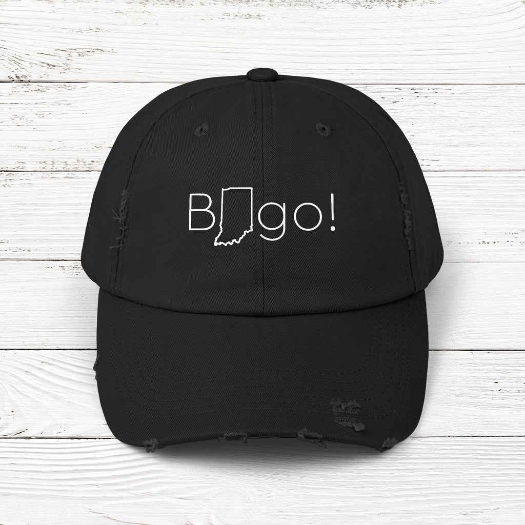 BINgo – State of Indiana Distressed Vintage Cap