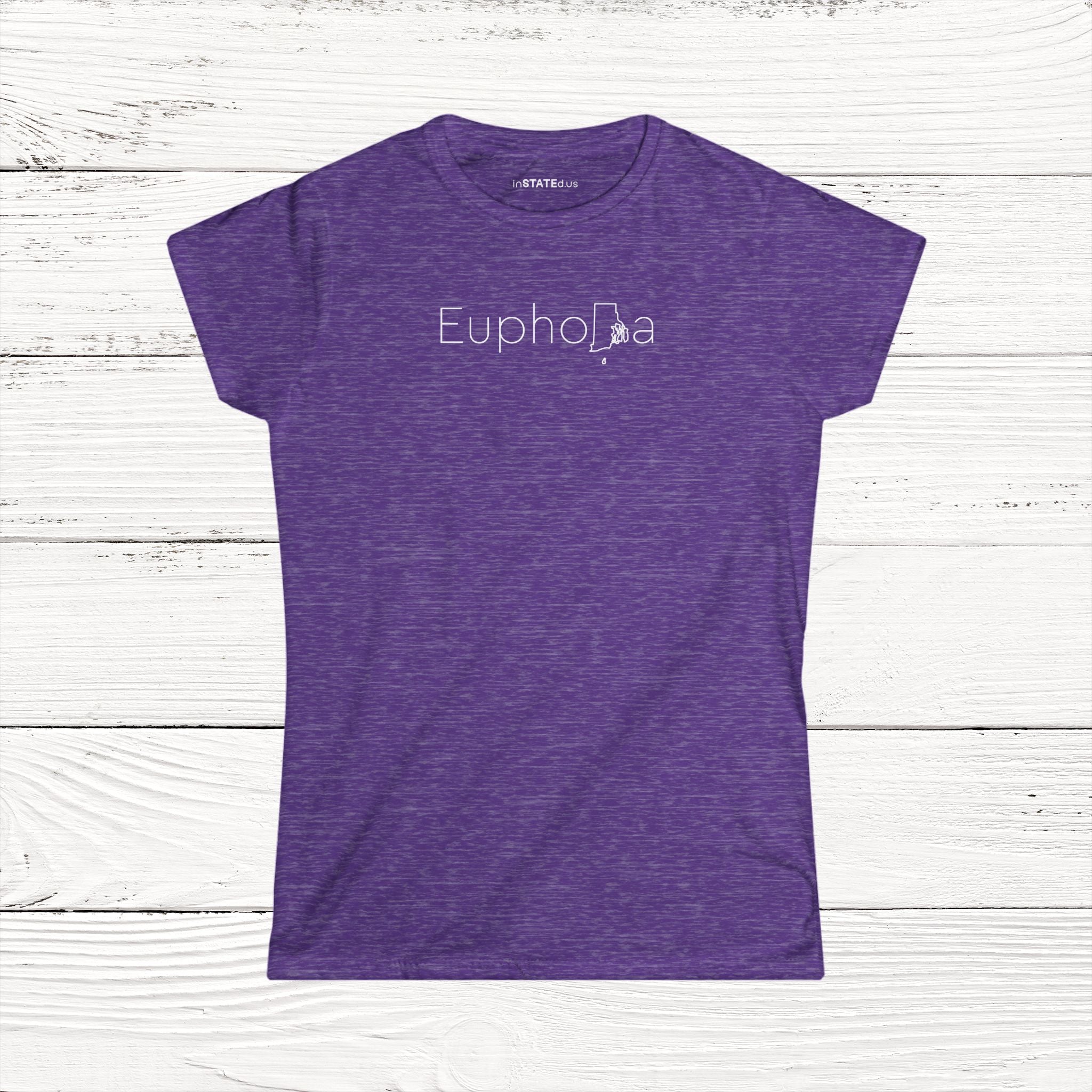 EuphoRIa – State of Rhode Island Women's Softstyle Tee