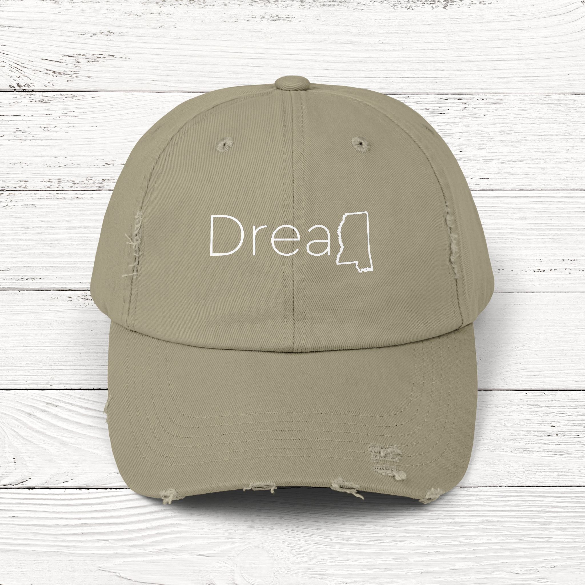 DreaMS – State of Mississippi Distressed Vintage Cap