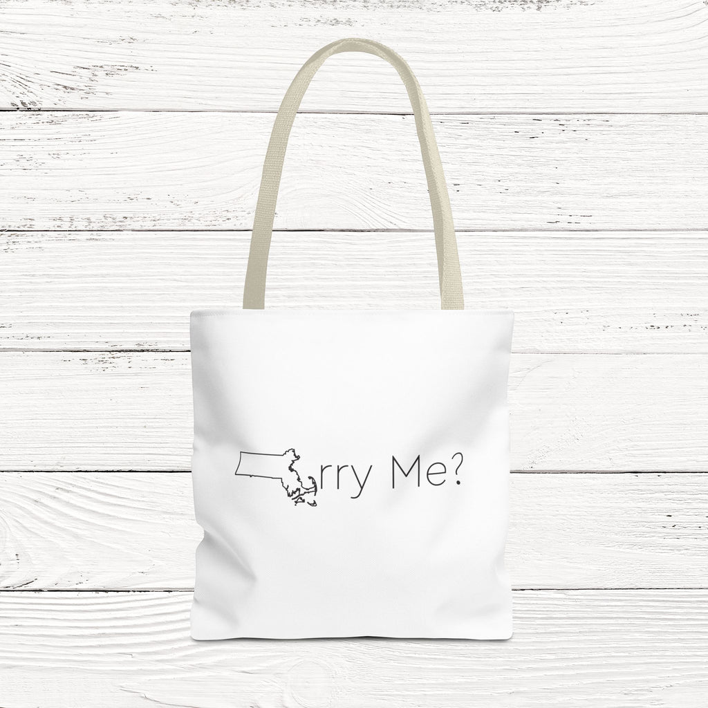 MArry Me? – State of Massachusetts Eco-Friendly Tote Bag