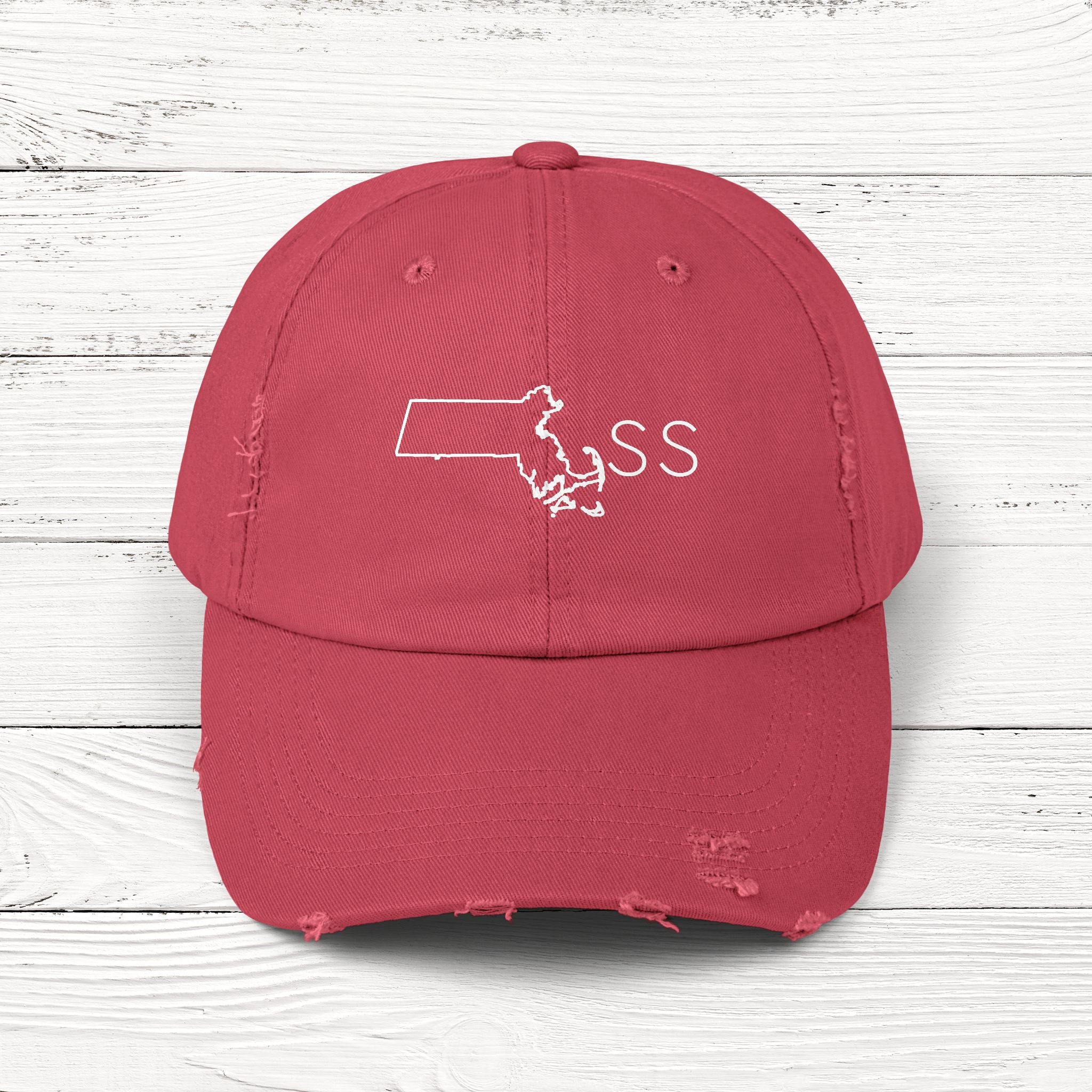 MAss – State of Massachusetts Distressed Vintage Cap