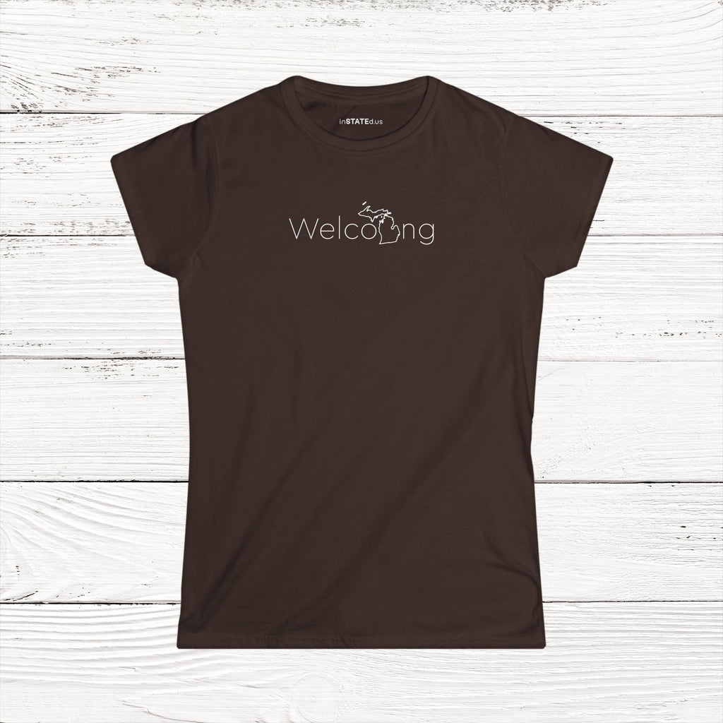 WelcoMIng – State of Michigan Women's Softstyle Tee