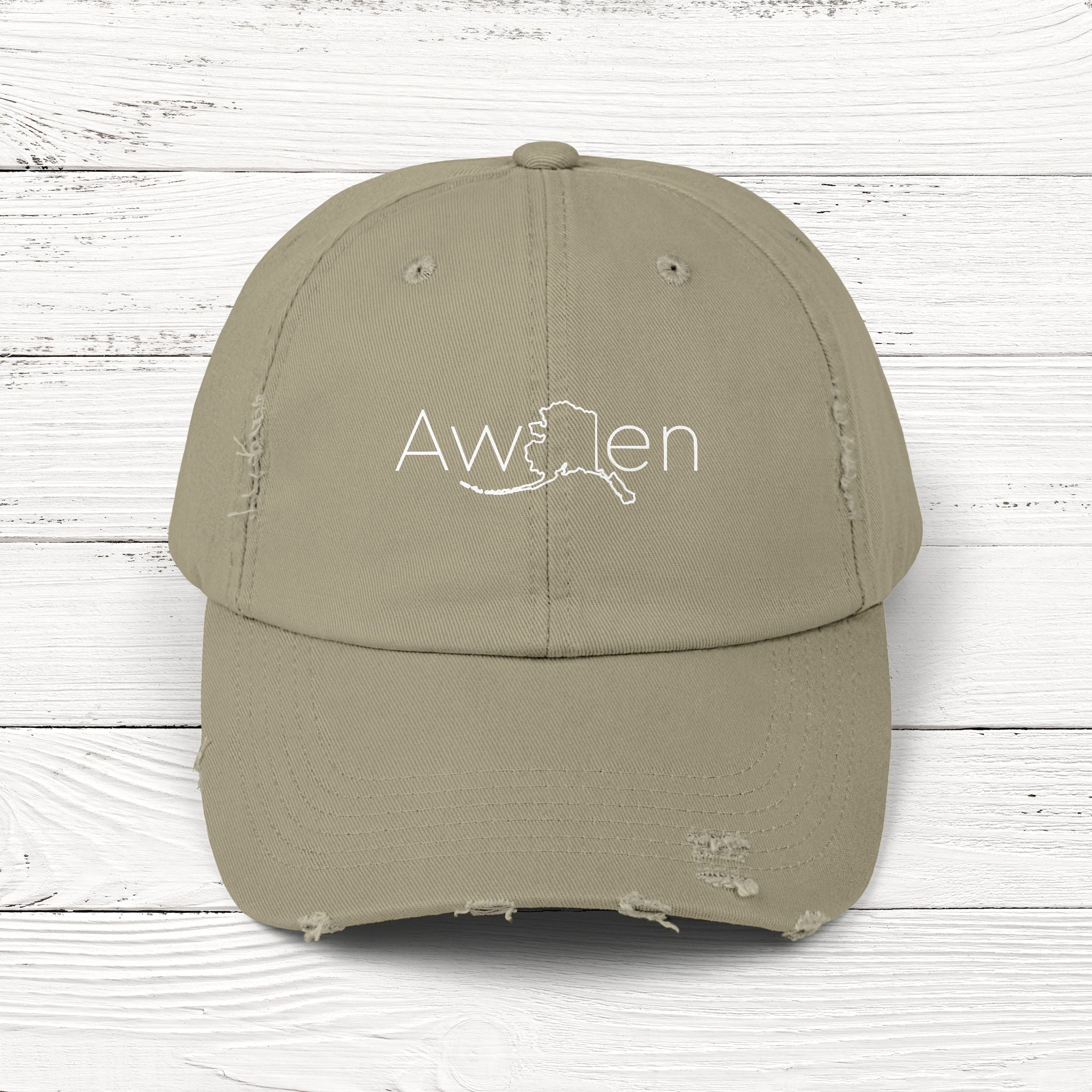 AwAKen – State of Alaska Distressed Vintage Cap