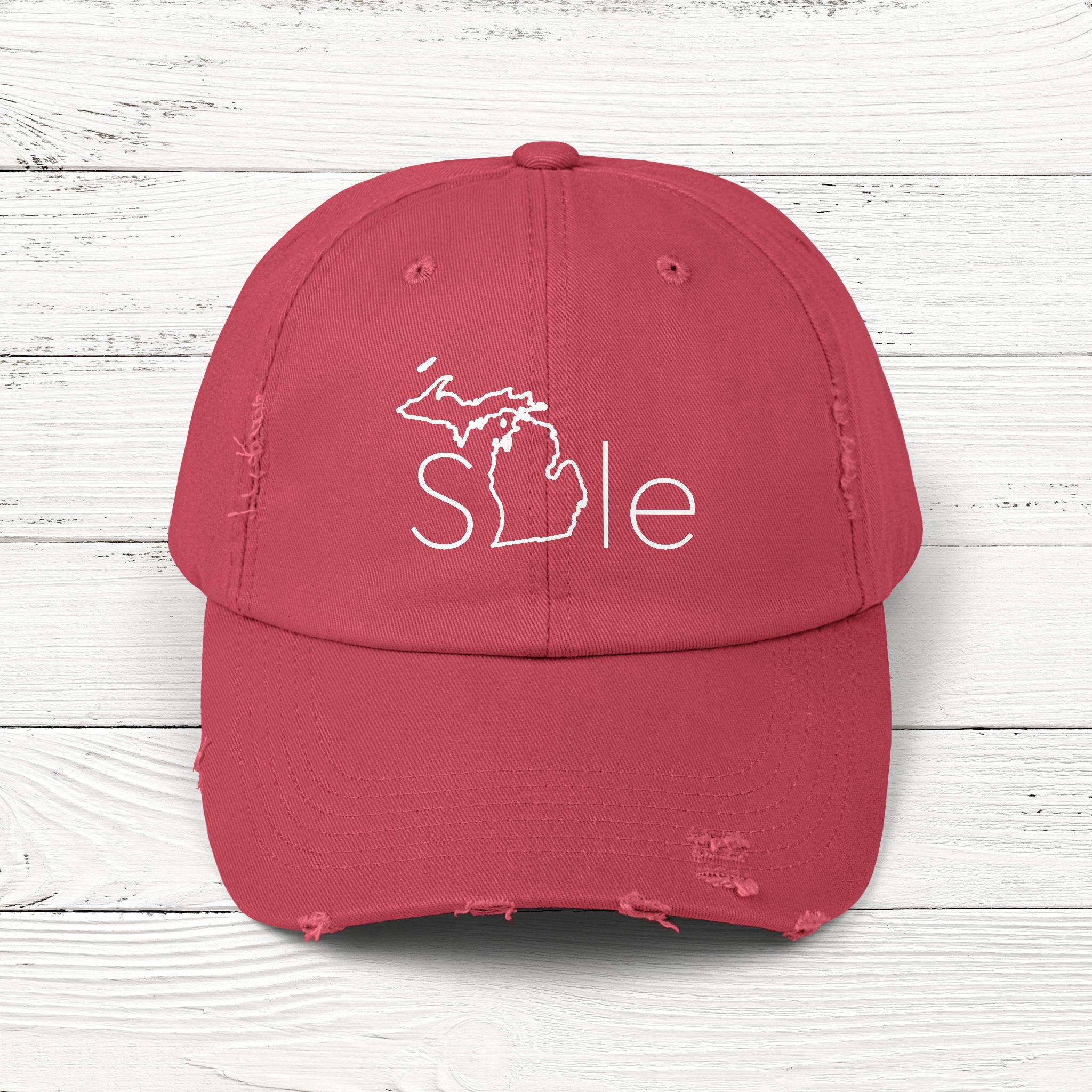 SMIle – State of Michigan Distressed Vintage Cap