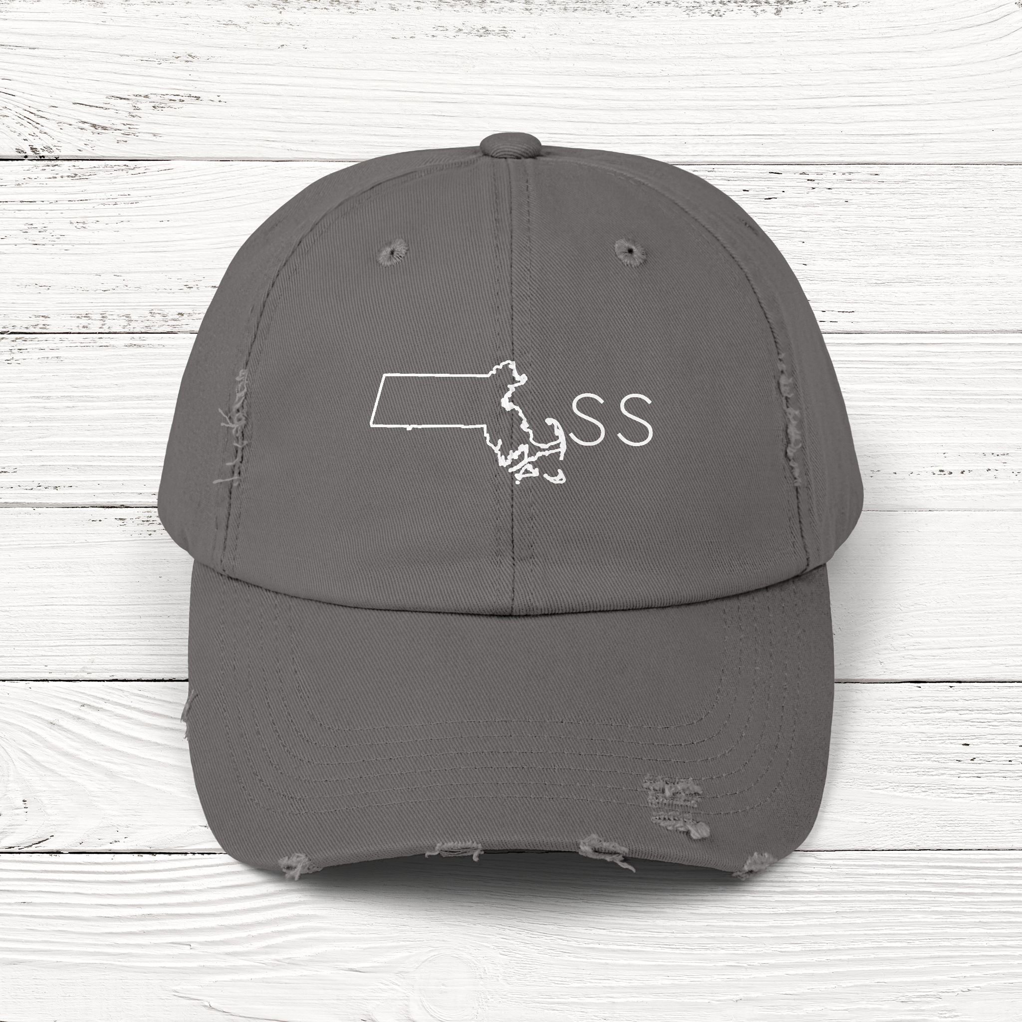 MAss – State of Massachusetts Distressed Vintage Cap