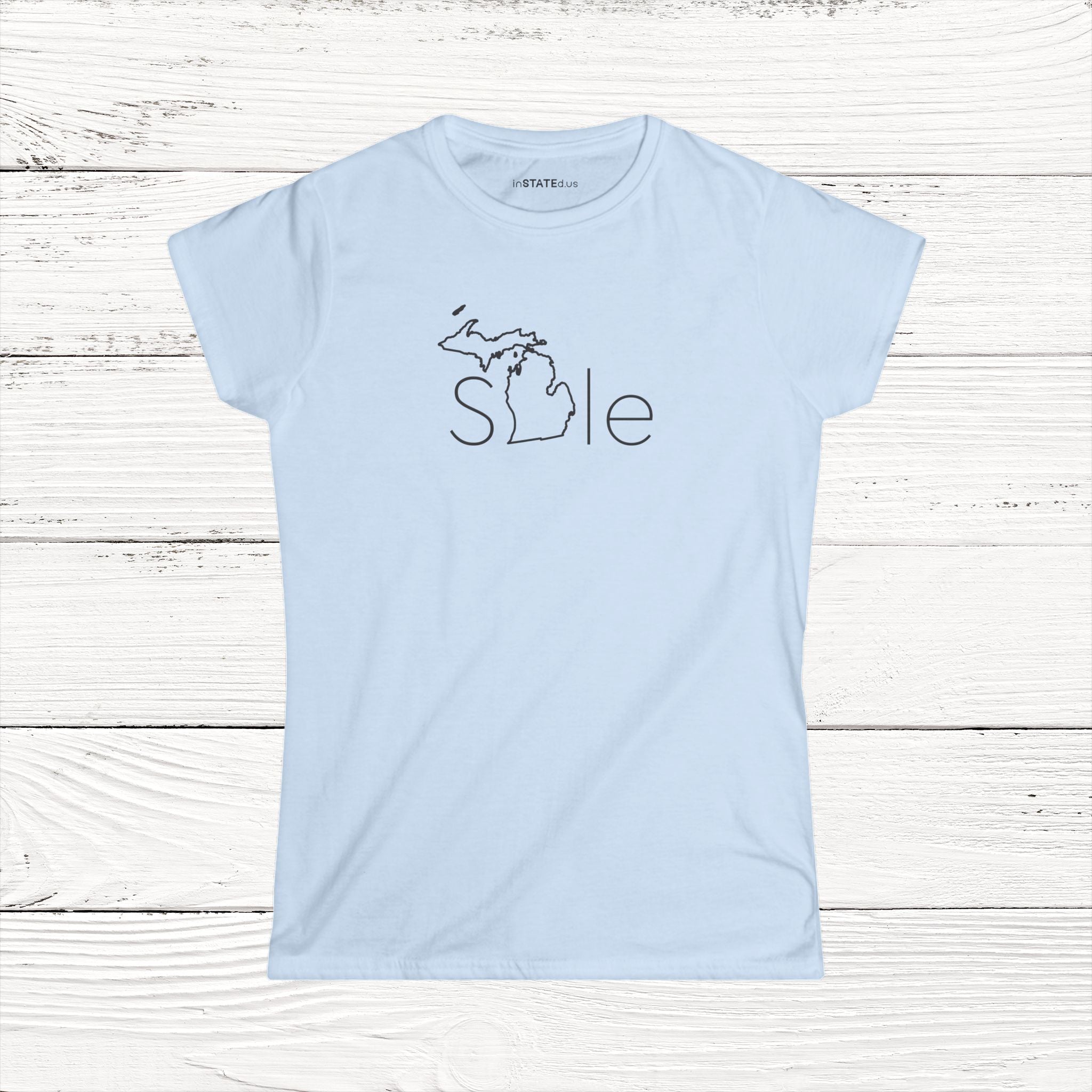 SMIle – State of Michigan Women's Softstyle Tee