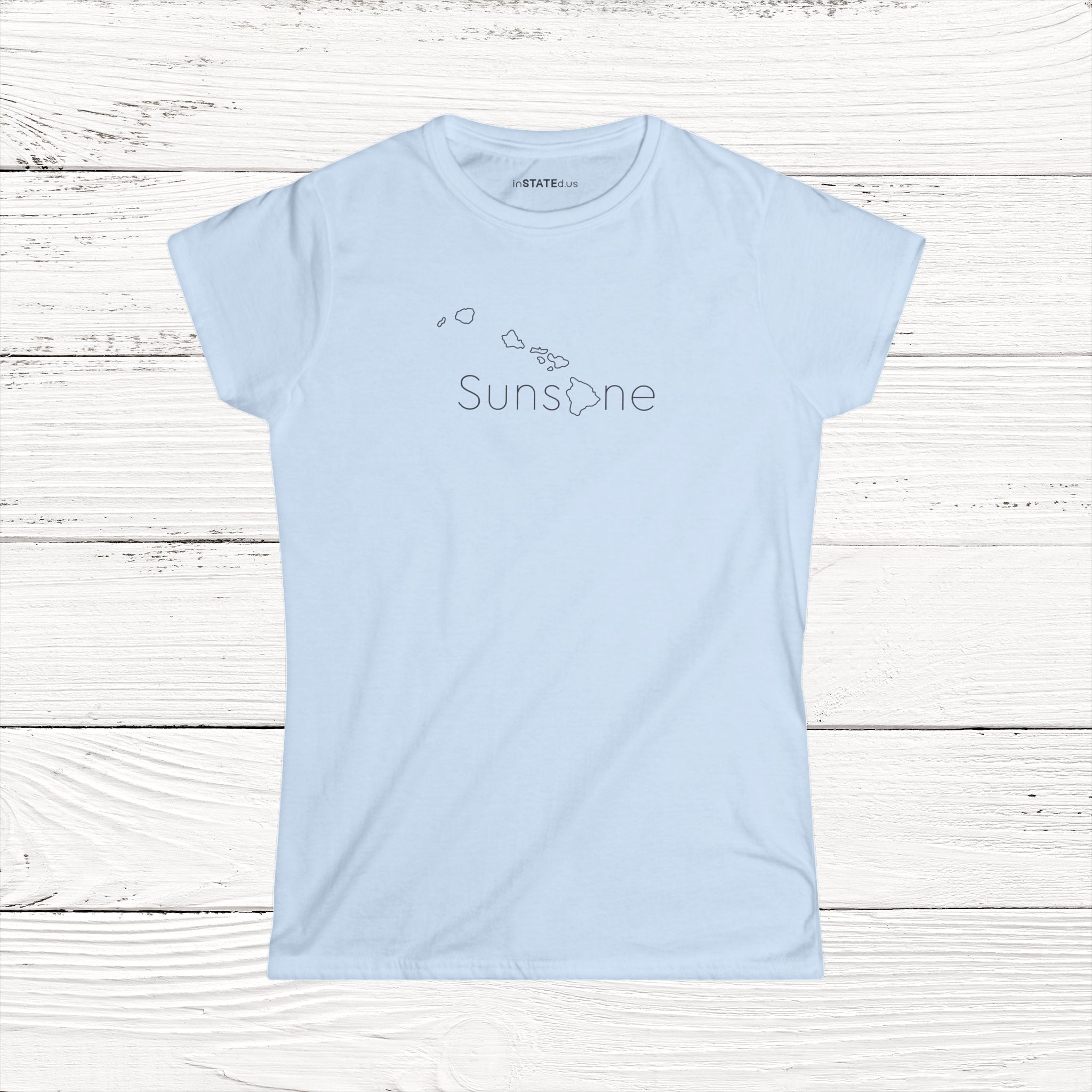 SunsHIne - State of Hawaii Women's Softstyle Tee