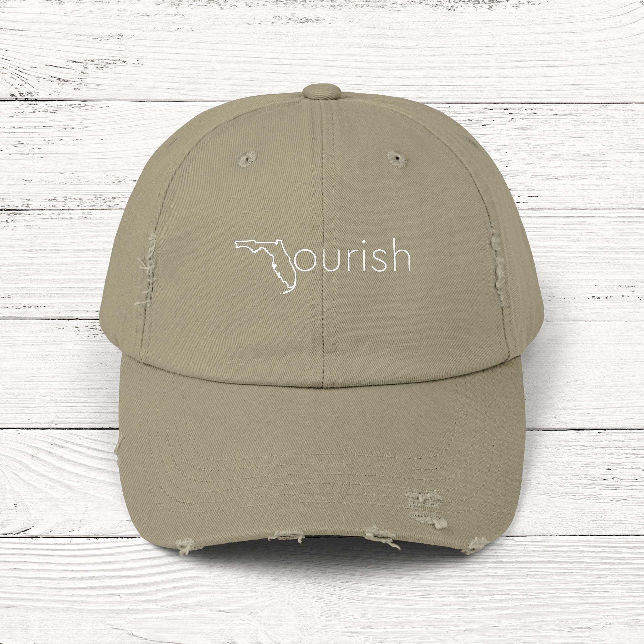 FLourish – State of Florida Distressed Vintage Cap