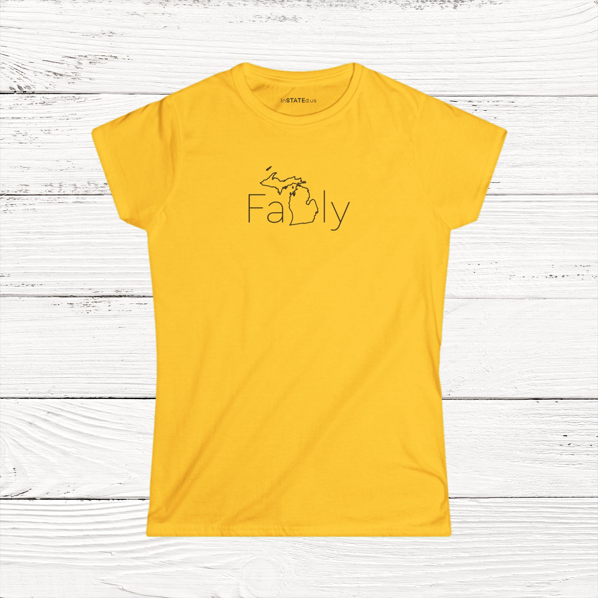 FaMIly – State of Michigan Women's Softstyle Tee